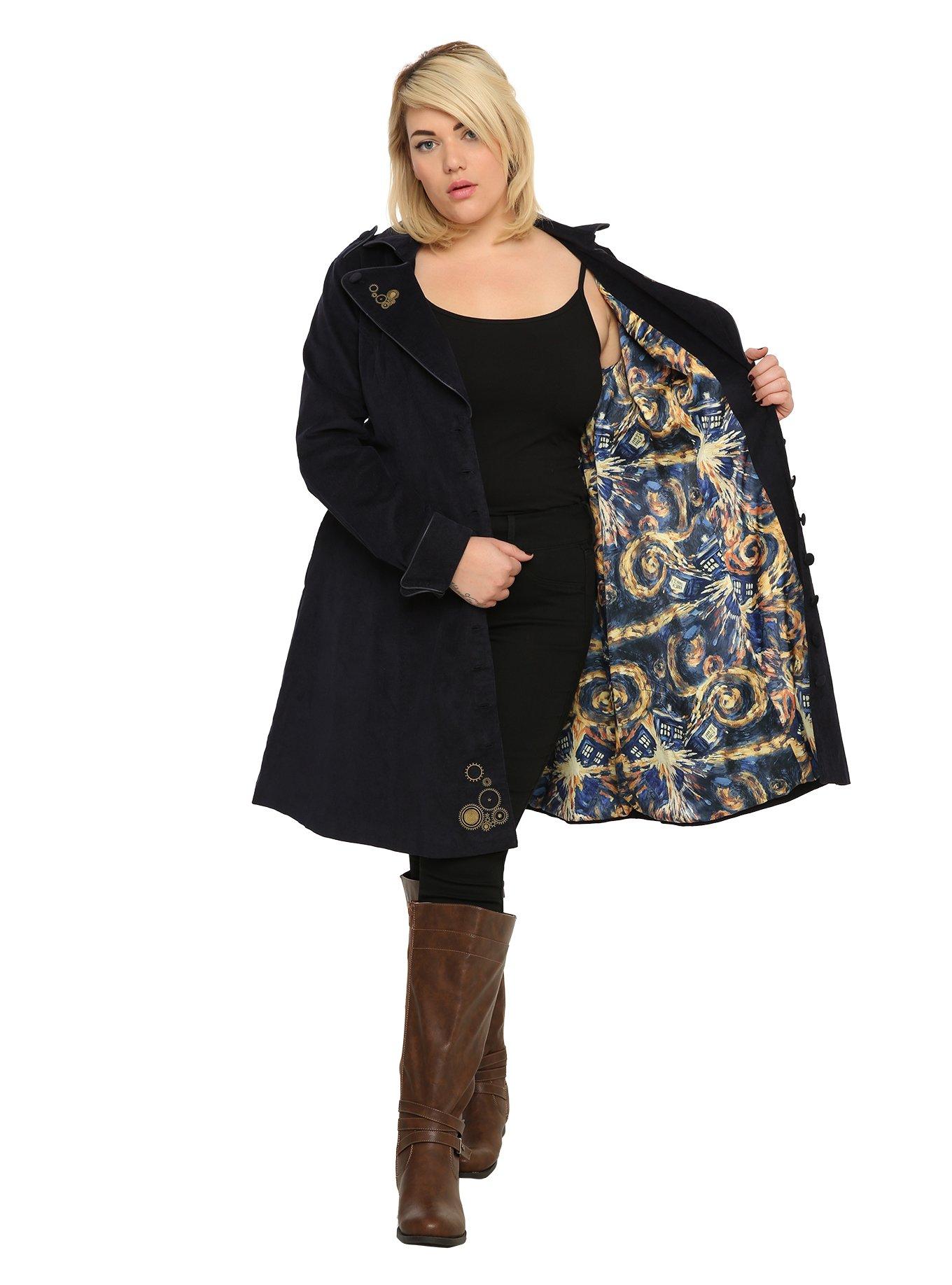 Doctor Who TARDIS Coat Plus Size, , alternate