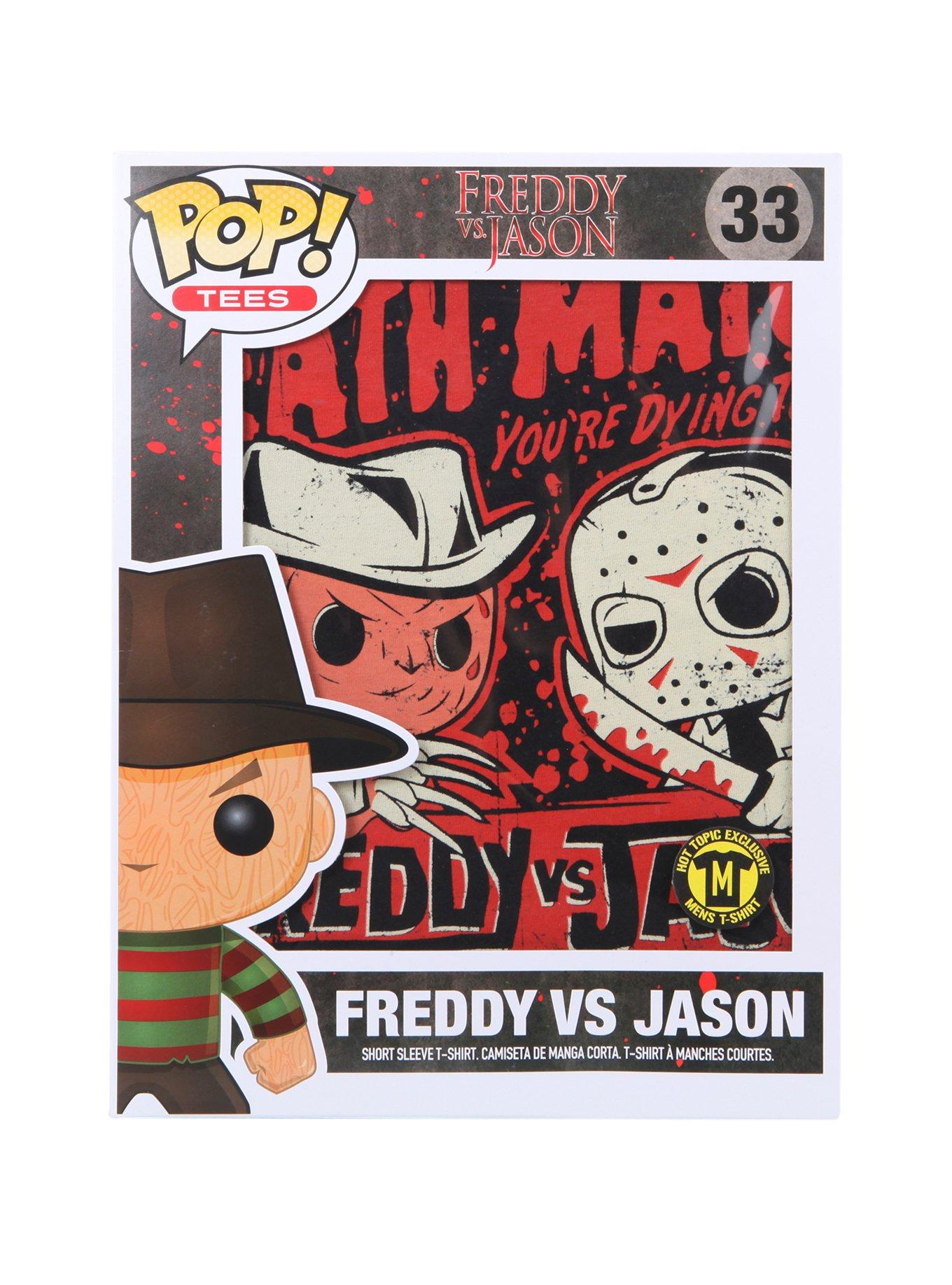 Funko Marvel Pop! Freddy Vs. Jason T-Shirt Hot Topic Exclusive, , alternate