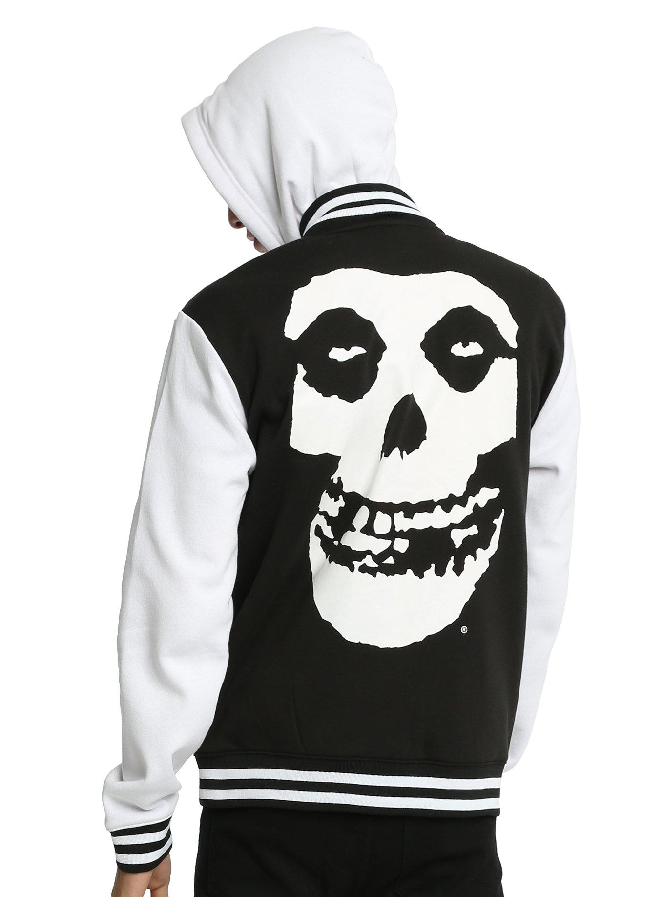 Misfits Fiend Skull Varsity Hoodie | Hot Topic