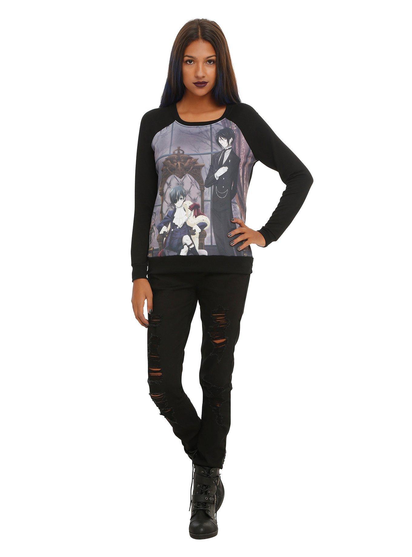 Black Butler Sebastian & Ciel Girls Pullover Top, , alternate