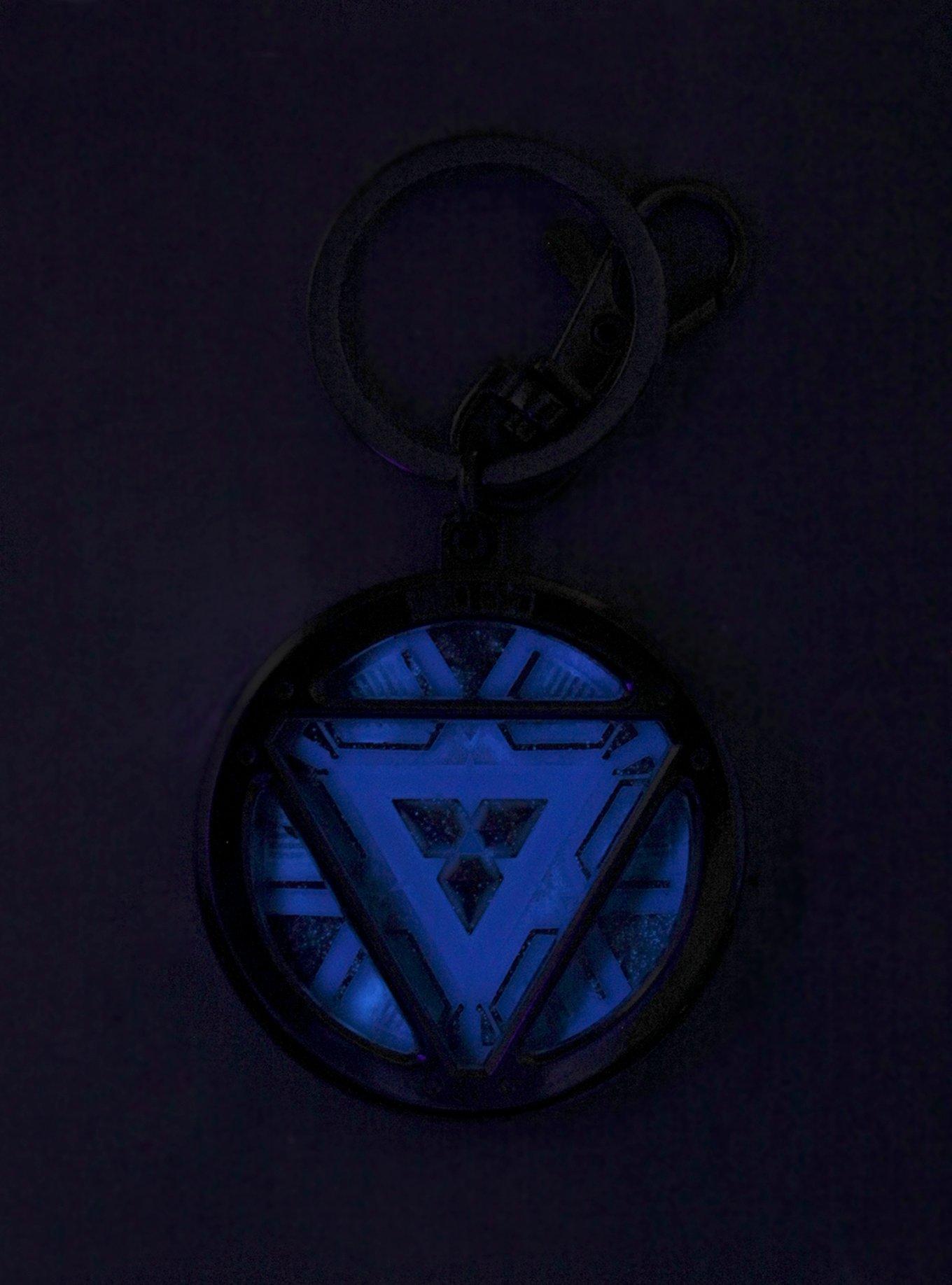 Marvel Iron Man Arc Reactor Glow-In-The-Dark Key Chain, , alternate