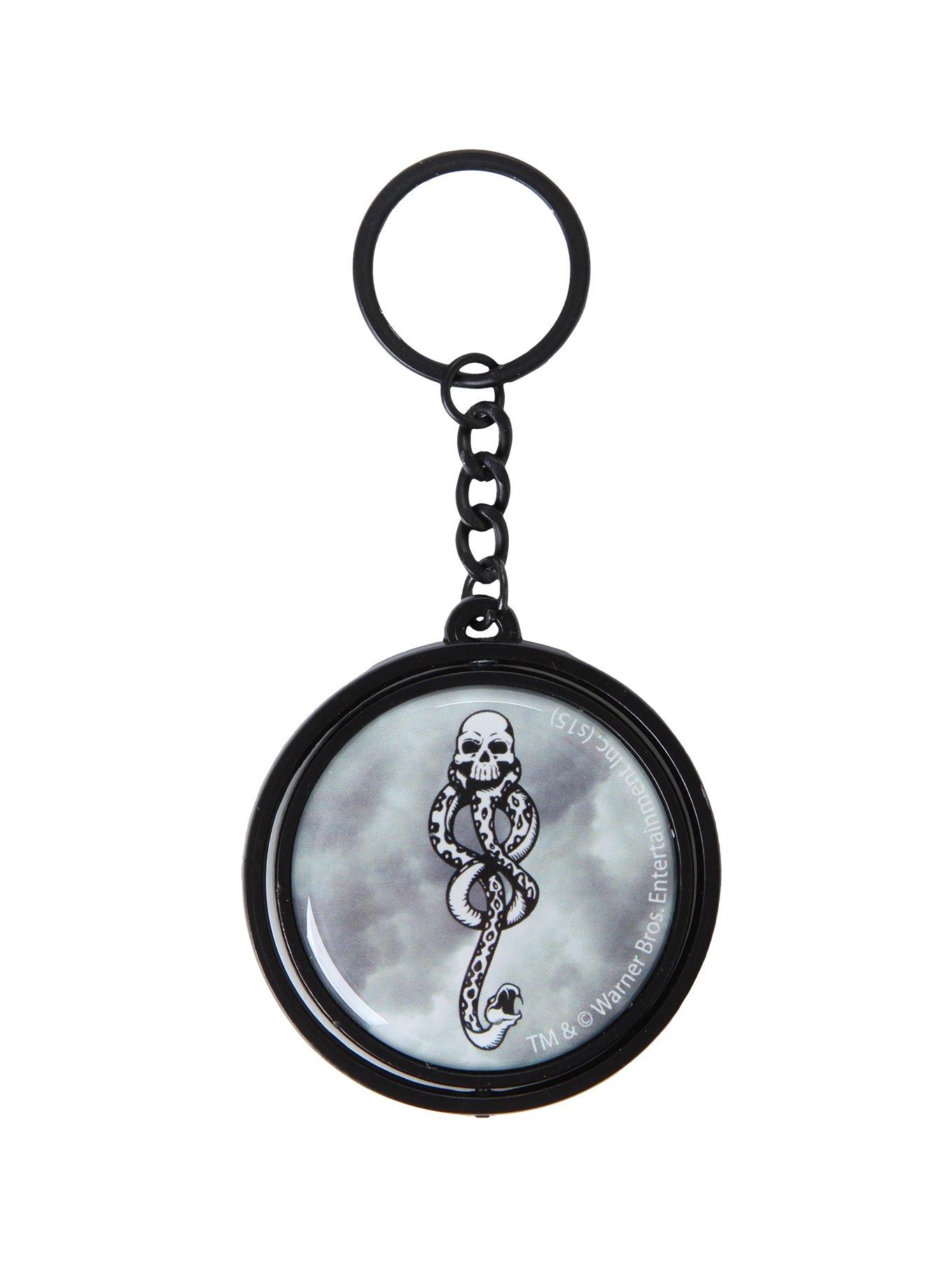 Harry Potter Dark Mark Deathly Hallows Spinner Key Chain, , alternate
