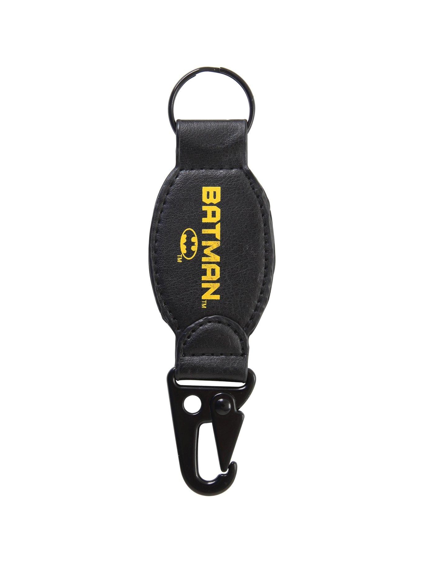 DC Comics Batman Logo Carabiner Key Chain, , alternate