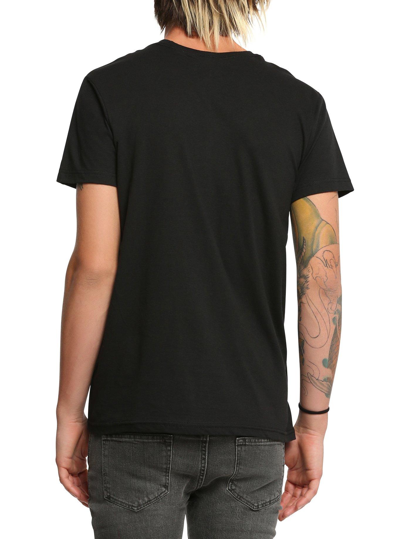 Tupac American Flag T-Shirt, BLACK, alternate