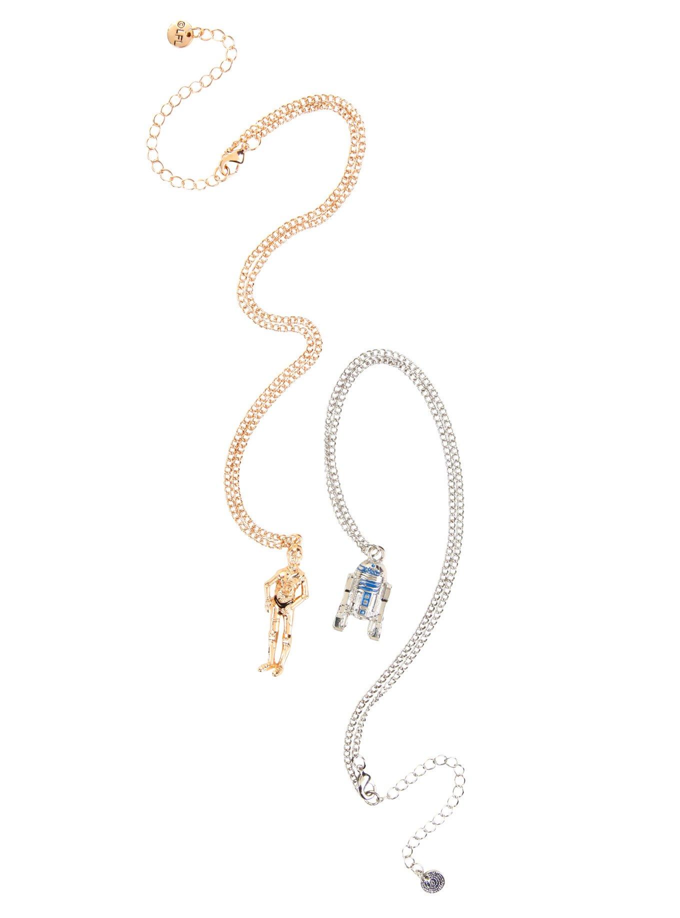 Star Wars C-3PO & R2-D2 Necklace Set, , alternate