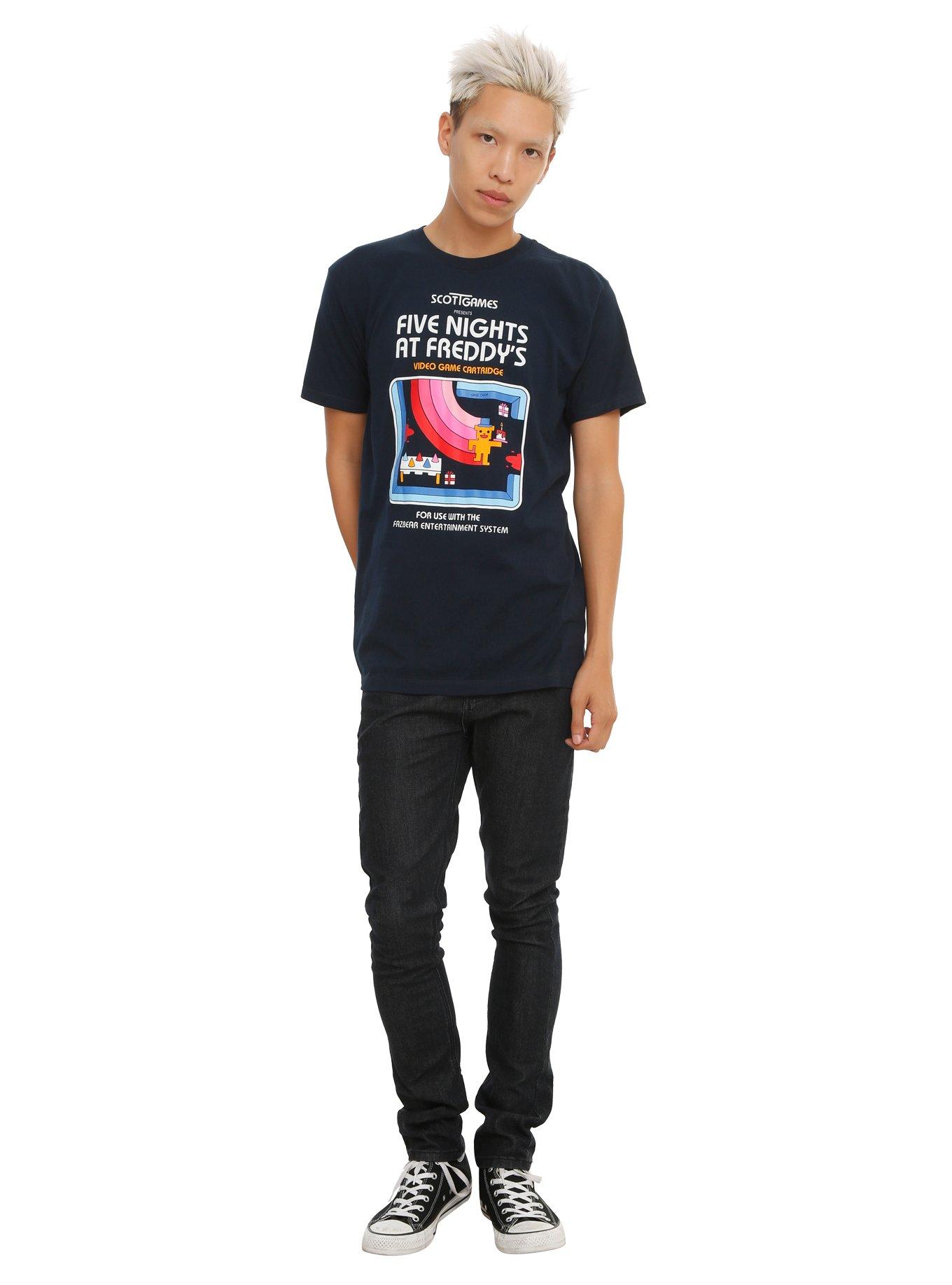 Five Nights At Freddy's Retro Game T-Shirt, , alternate