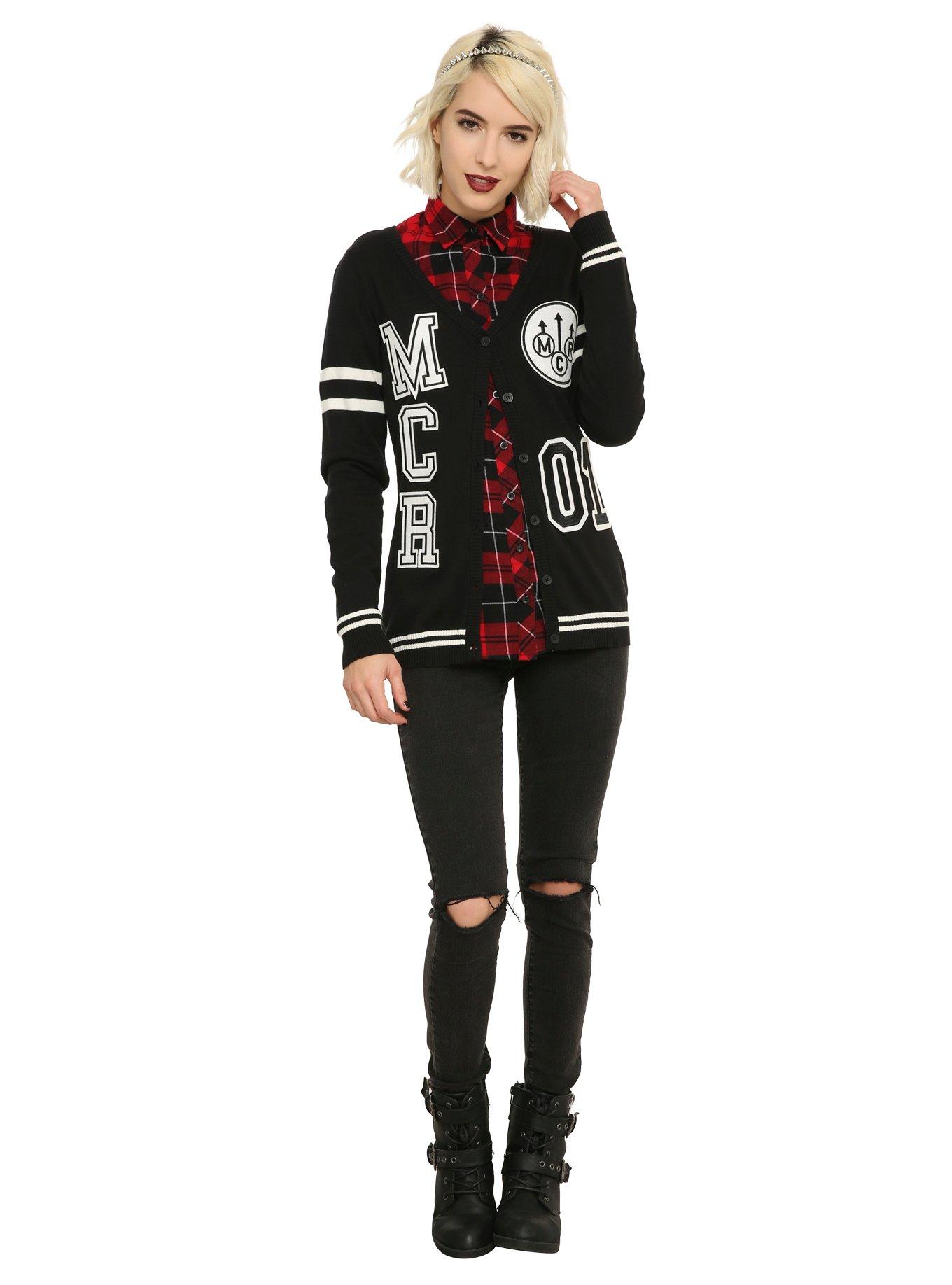 My Chemical Romance Girls Varsity Cardigan, , alternate