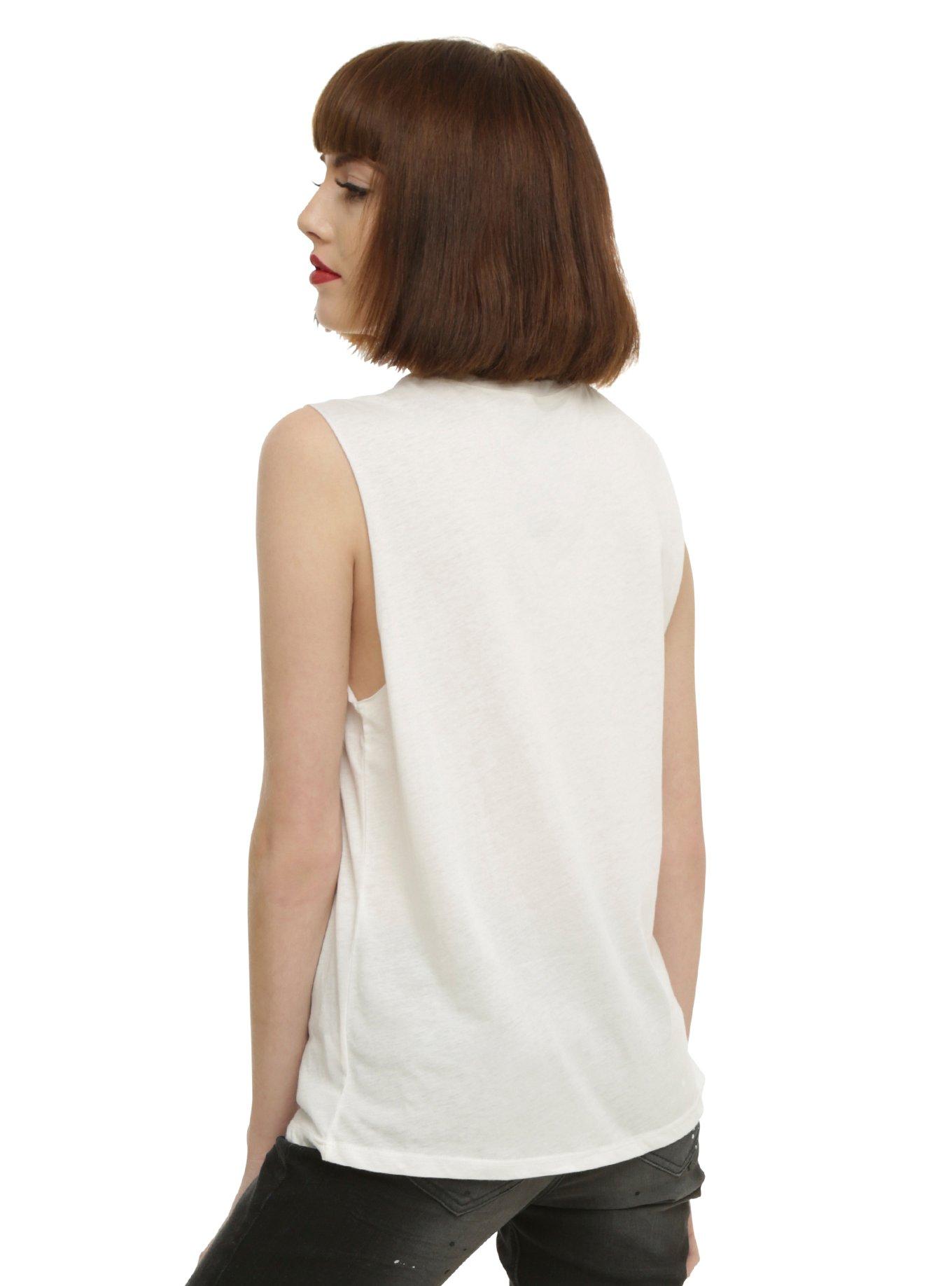 Disney 101 Dalmatians Cruella Stained Glass Girls Muscle Top, , alternate