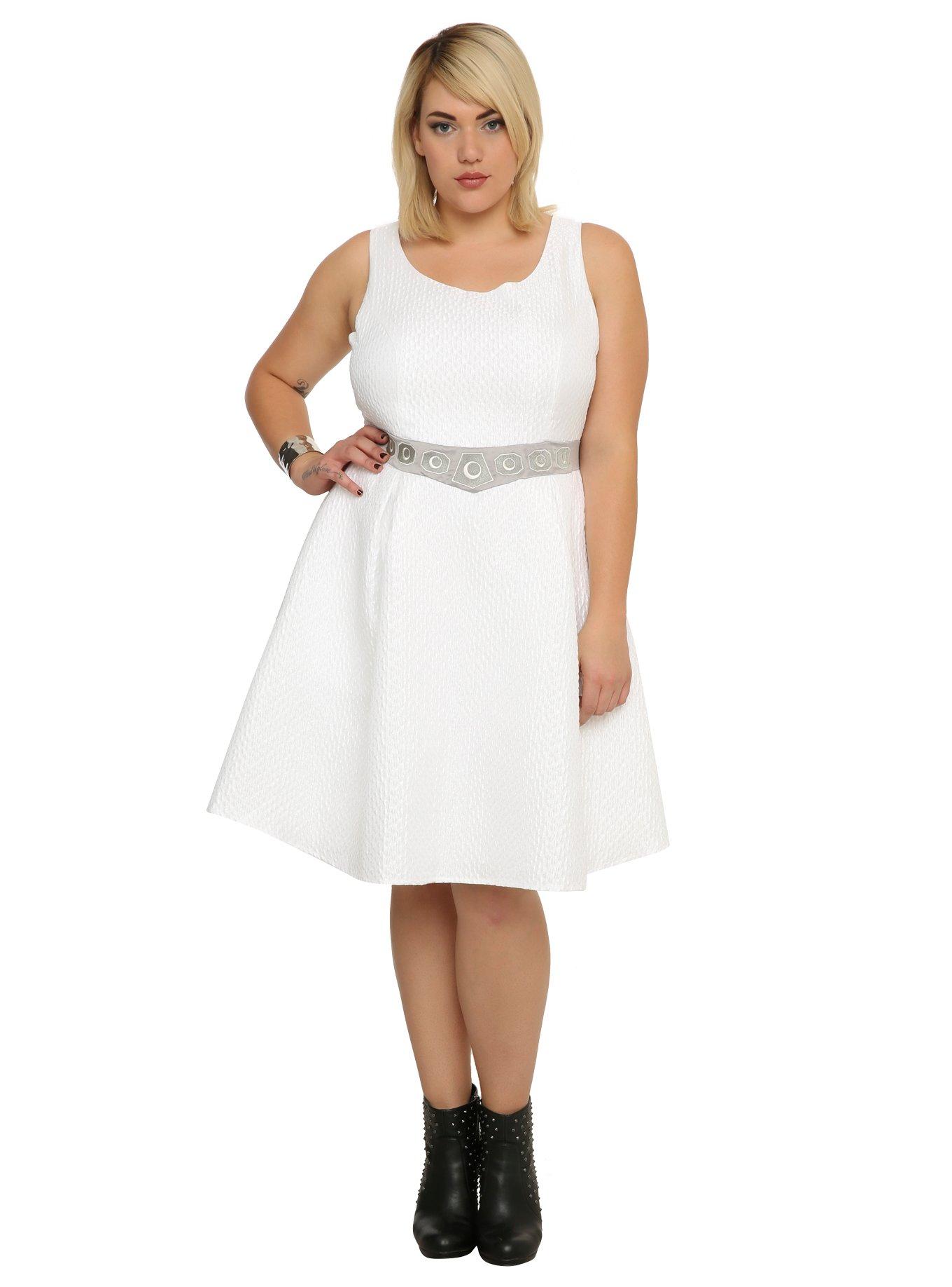 Her Universe Star Wars Princess Leia Dress Plus SIze, , alternate