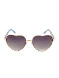 Blue & Purple Ombre Galaxy Heart Sunglasses, , alternate