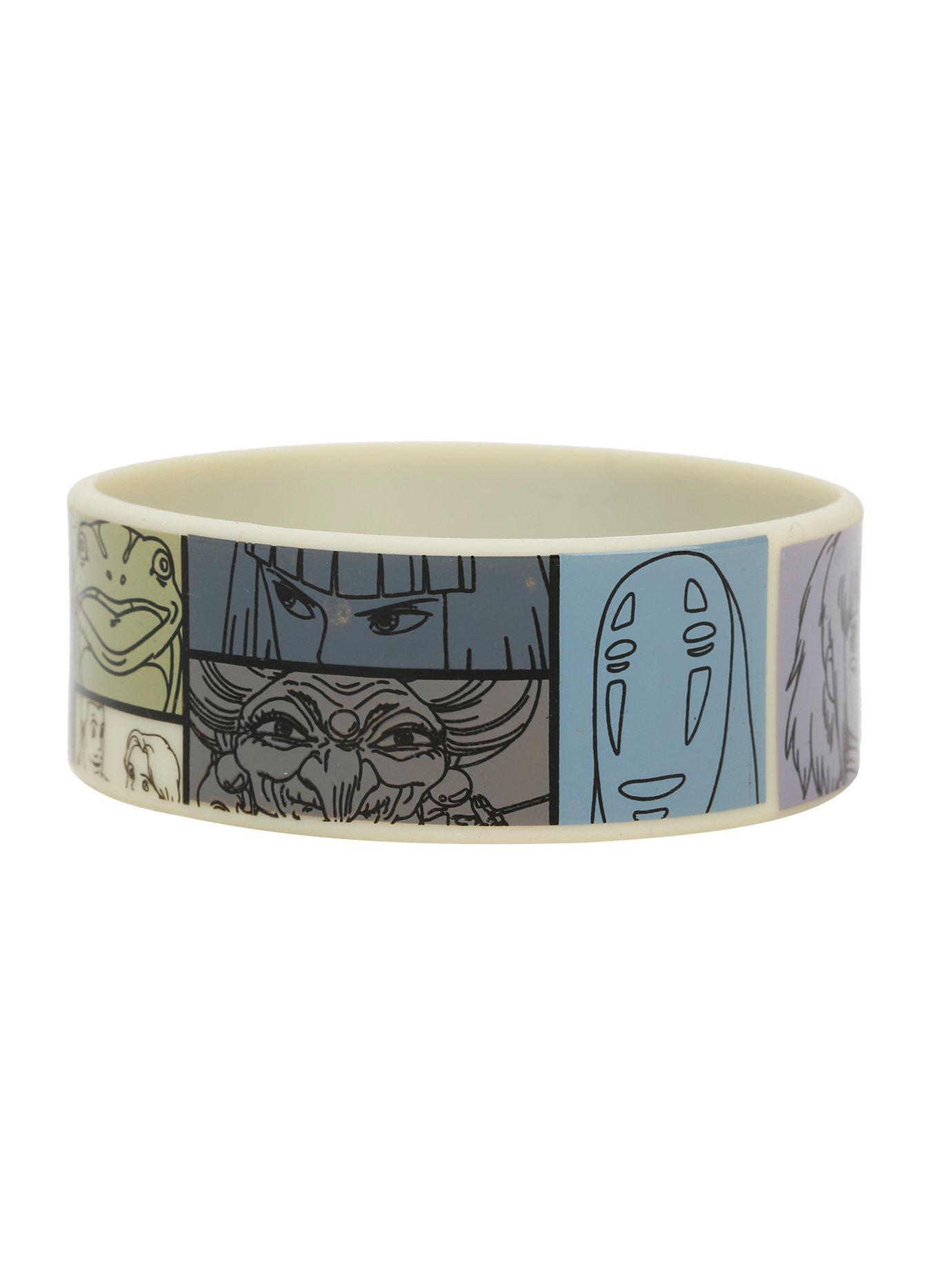 Studio Ghibli Spirited Away Panels Rubber Bracelet, , alternate