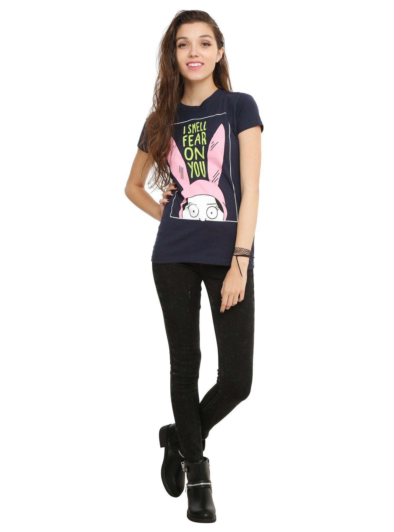 Bob's Burgers Louise I Smell Fear On You Girls T-Shirt, , alternate