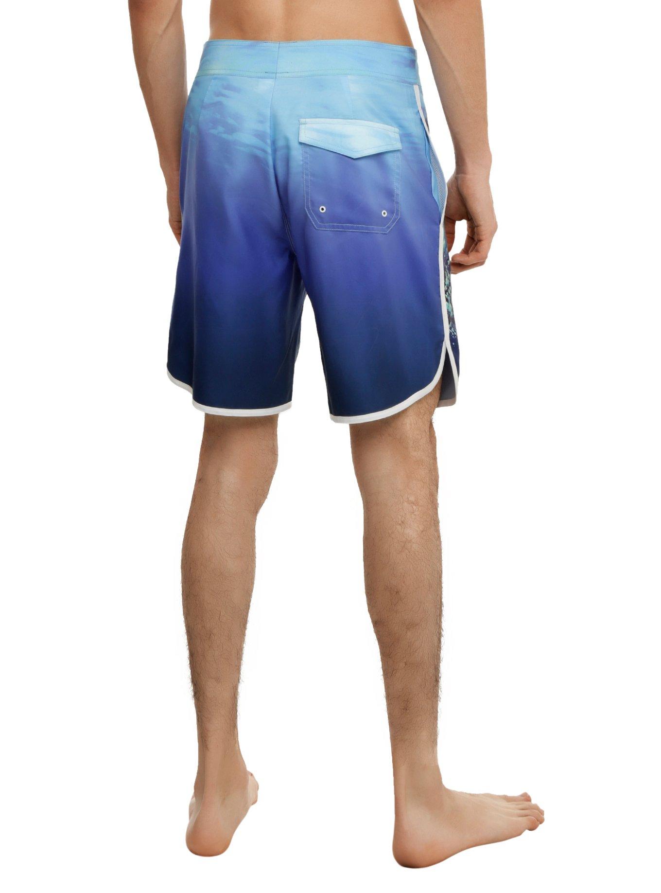 Marvel Deadpool Shark Swim Trunks, , alternate