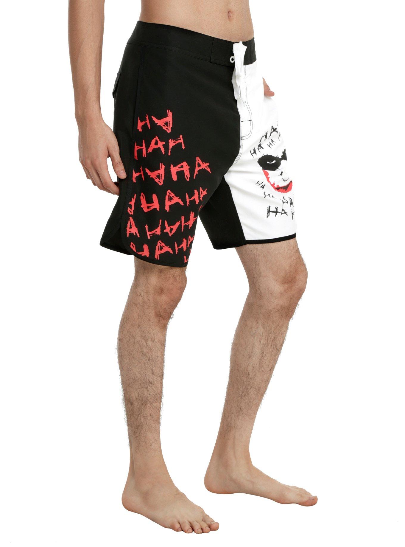 DC Comics The Joker HAHA Swim Trunks, , alternate