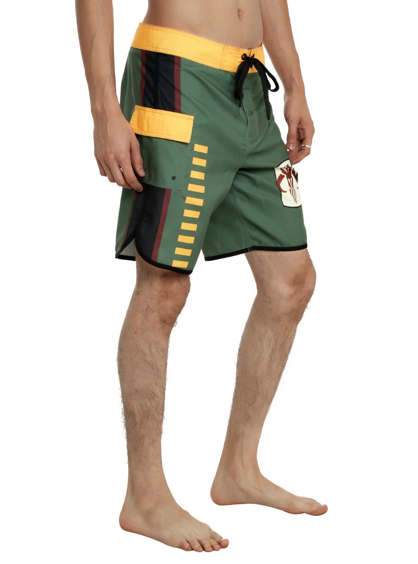 Star Wars Boba Fett Swim Trunks, , alternate