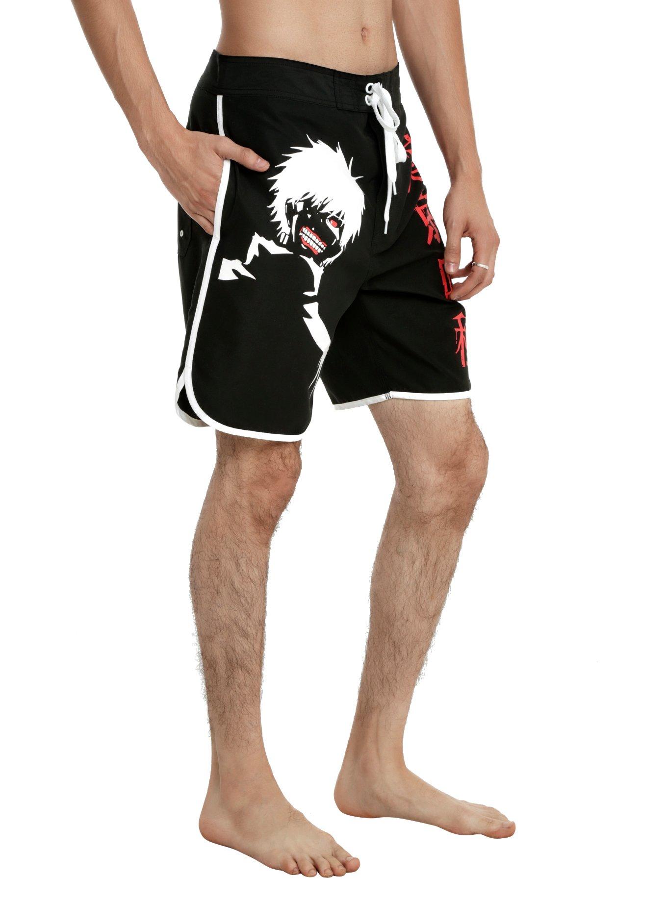 Tokyo Ghoul Kaneki Swim Trunks, , alternate