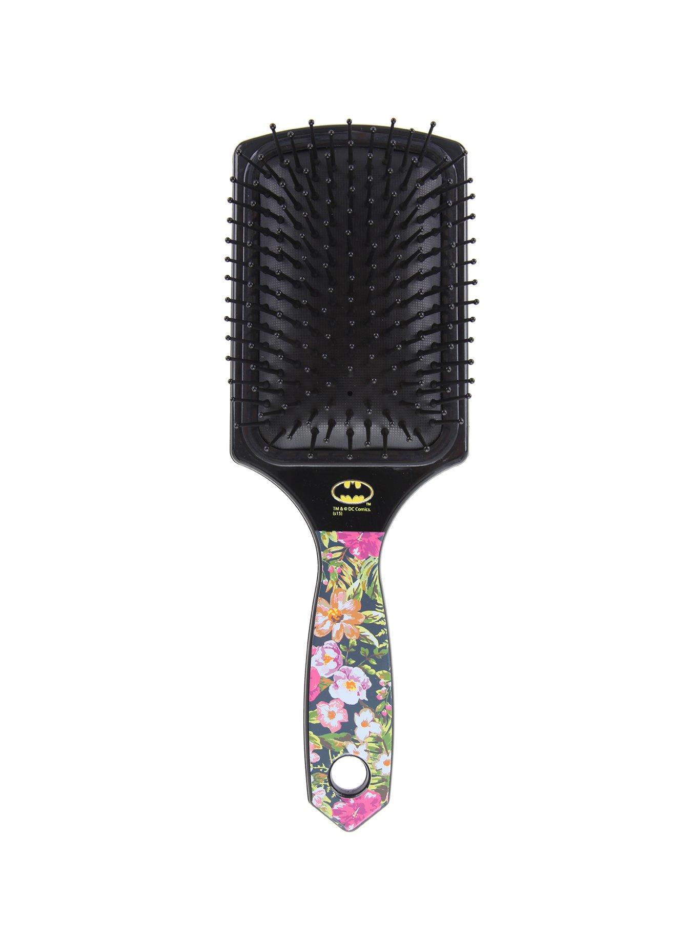 DC Comics Batman Floral Logo Hair Brush, , alternate