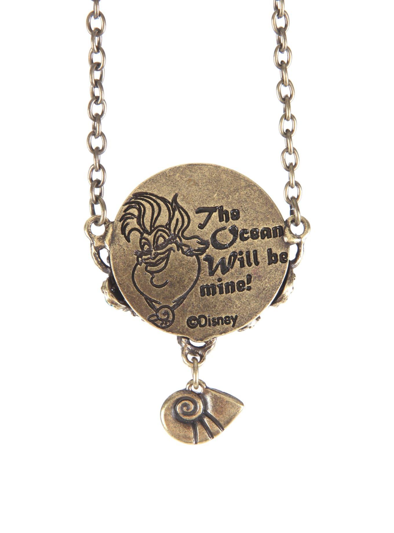 Disney The Little Mermaid Ursula Opal Necklace, , alternate
