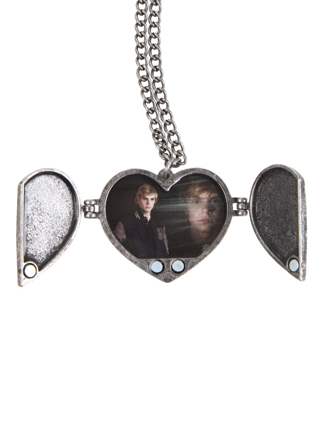 American Horror Story Tate Heart Locket Necklace, , alternate