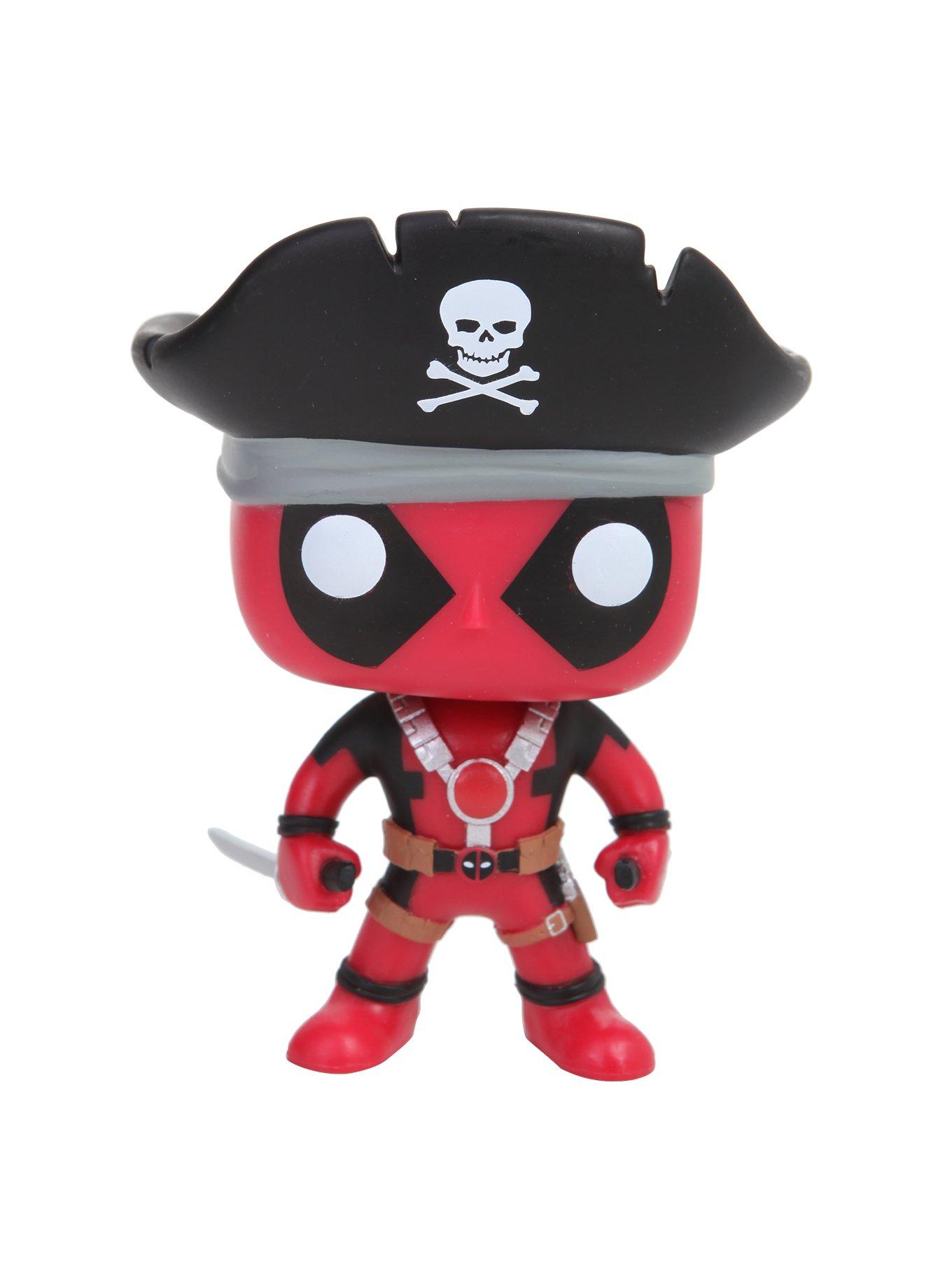 Funko Marvel Pop! Deadpool Pirate Vinyl Bobble-Head Hot Topic Exclusive, , alternate