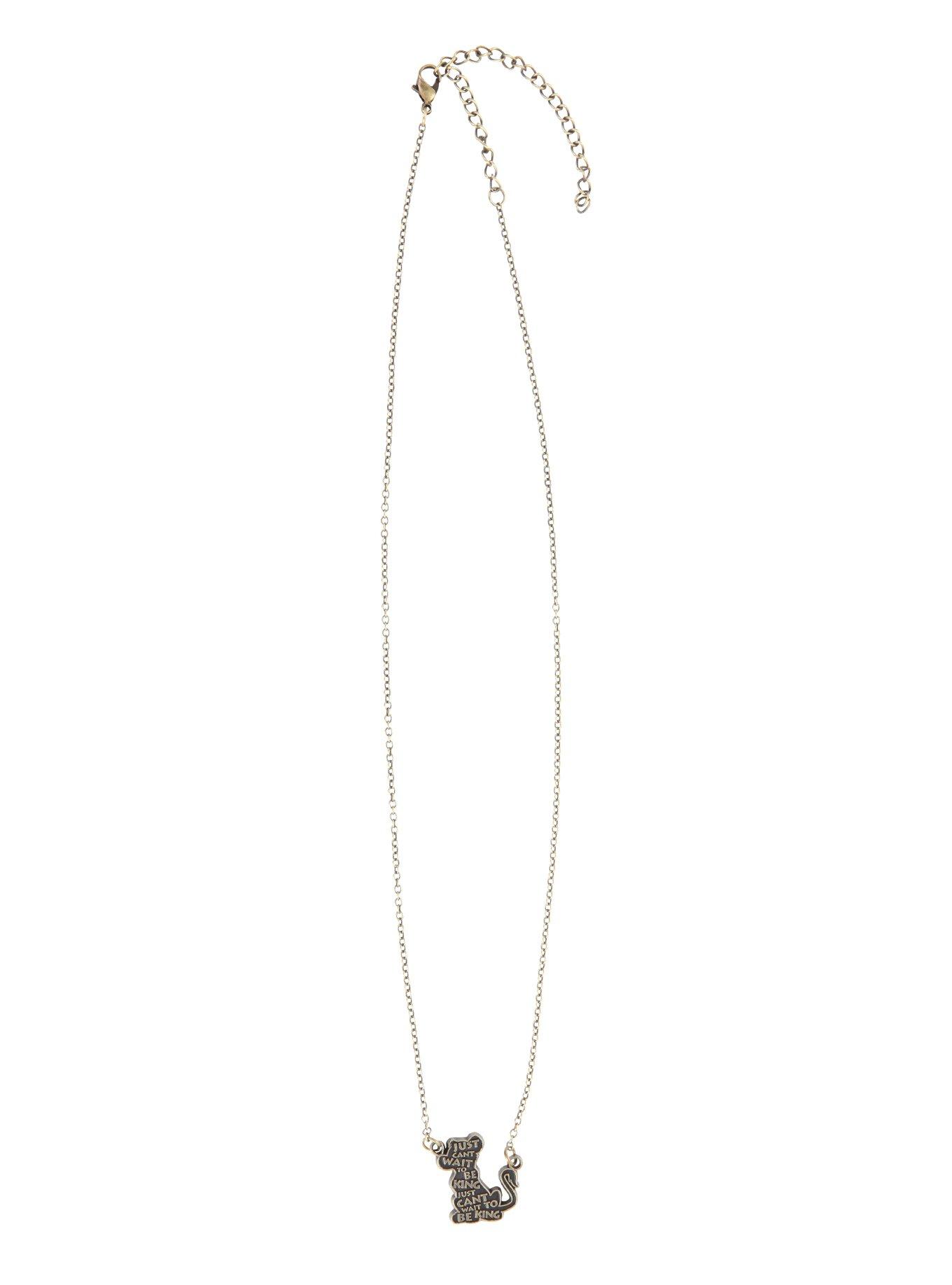 Disney The Lion King Simba Quote Necklace, , alternate