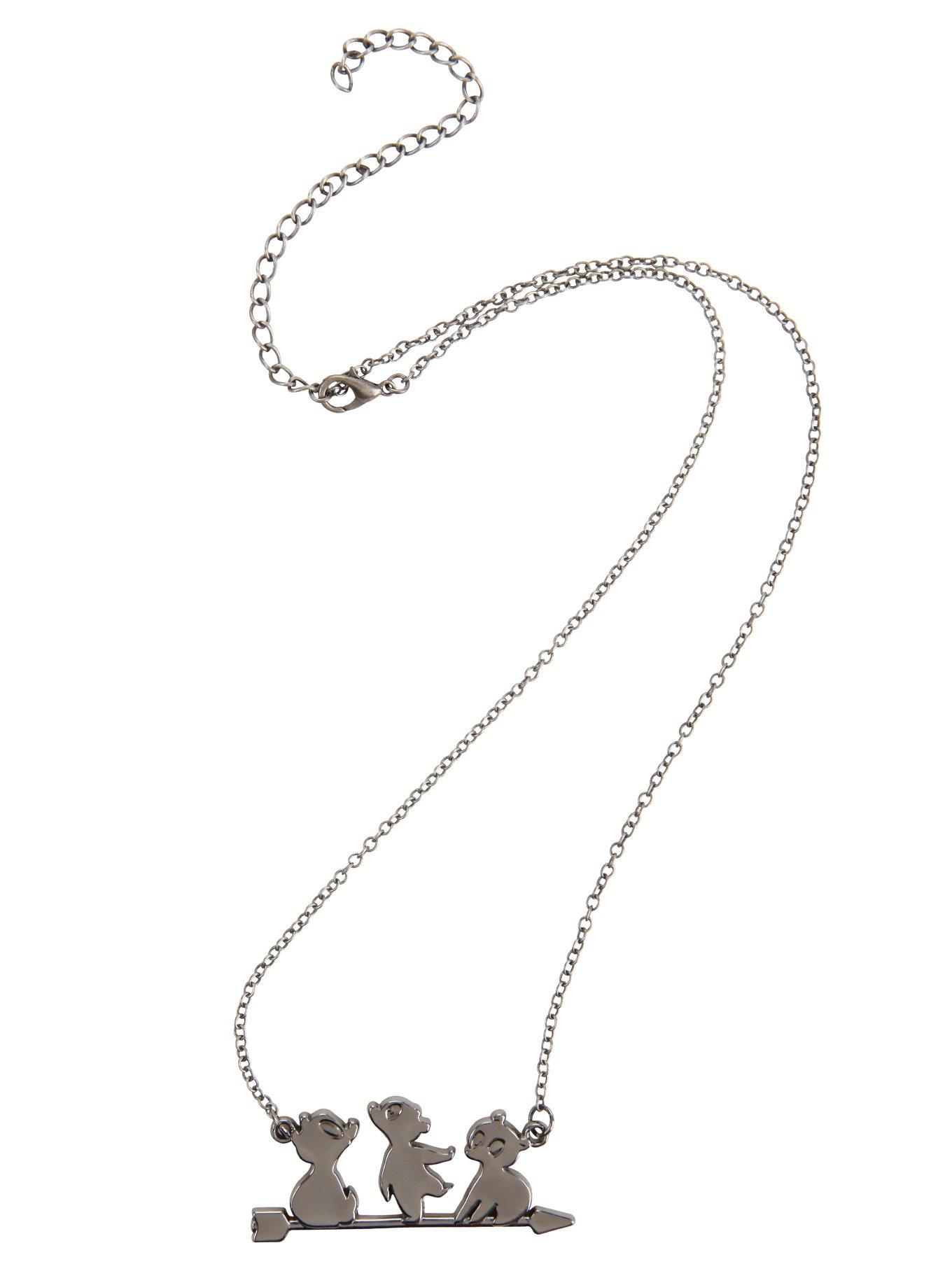 Disney Brave Bear Cubs Necklace, , alternate