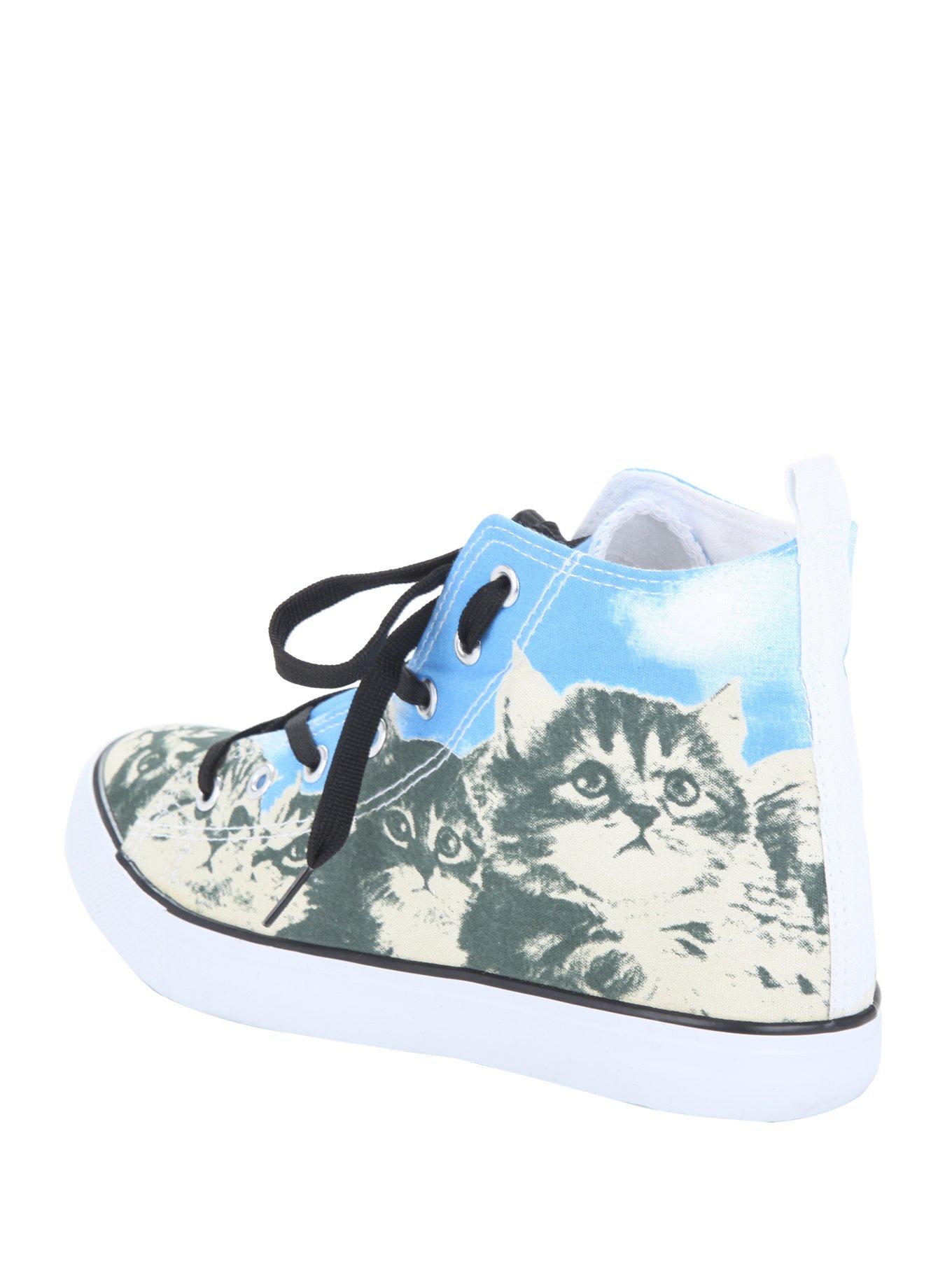 Cat Monument Hi-Top Sneakers, , alternate