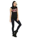 5 Seconds Of Summer Plaid Logo Hooded Girls Muscle Top, , alternate