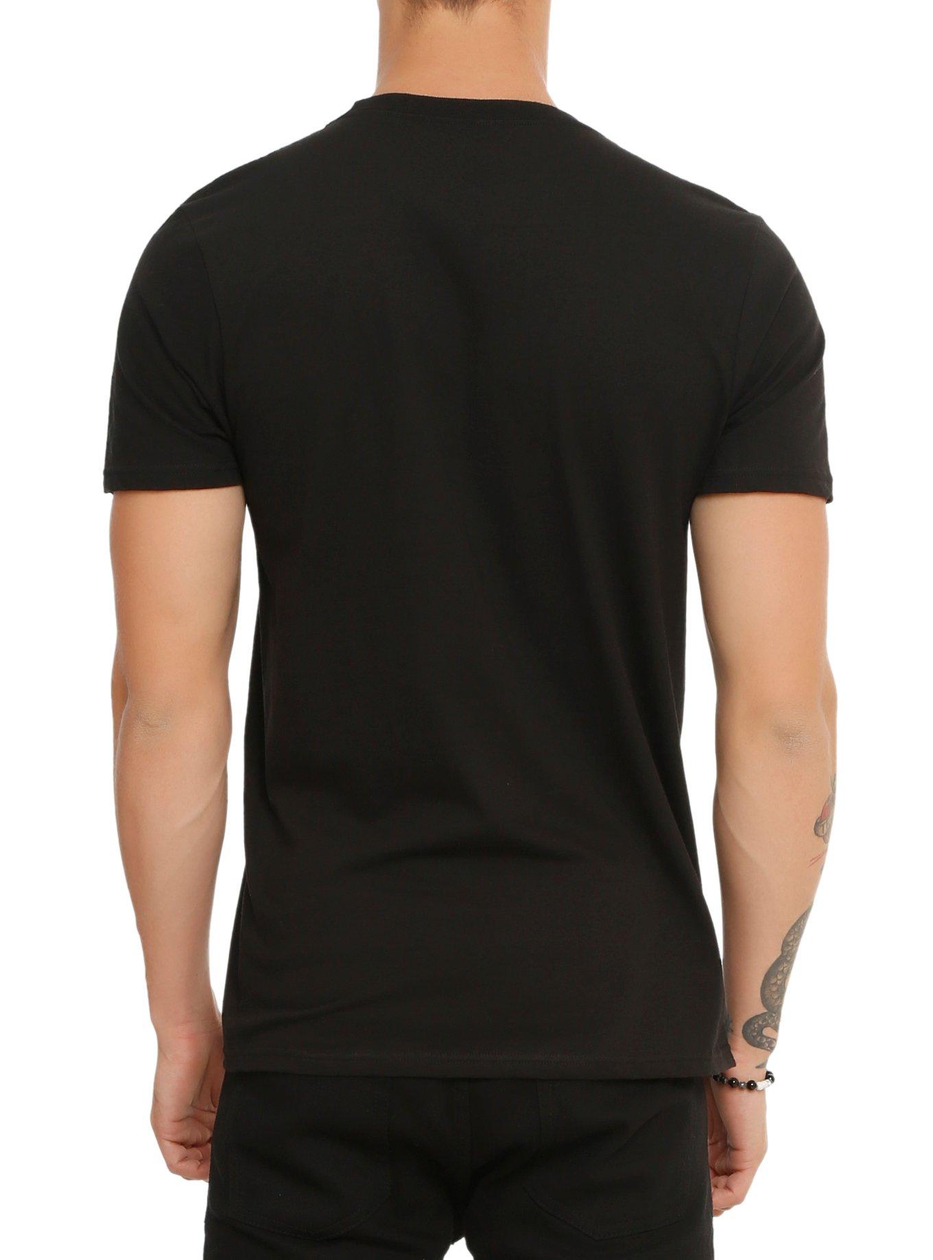 Deftones Rose Skull T-Shirt, , alternate