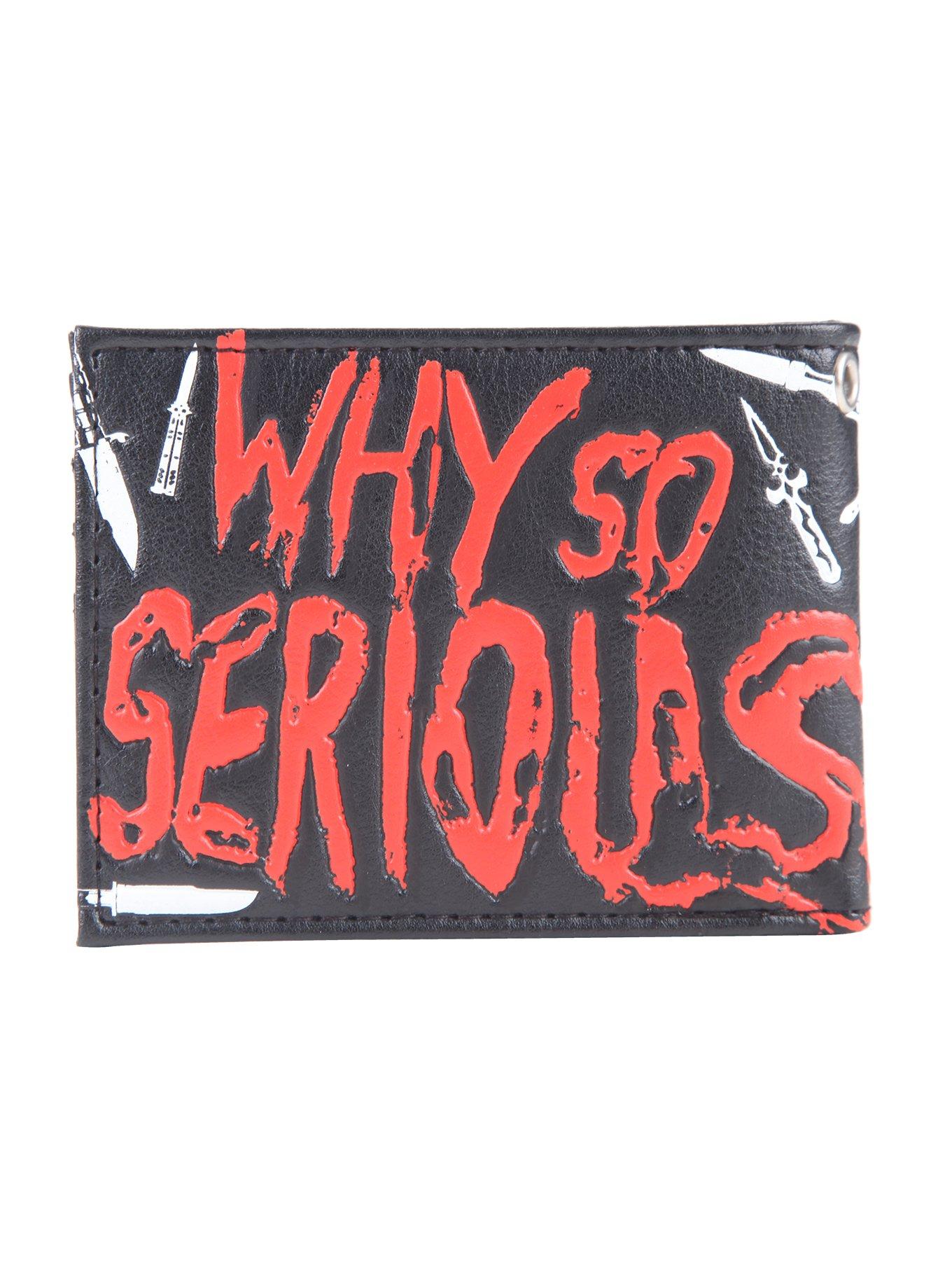 DC Comics The Dark Knight Trilogy Why So Serious Wallet, , alternate