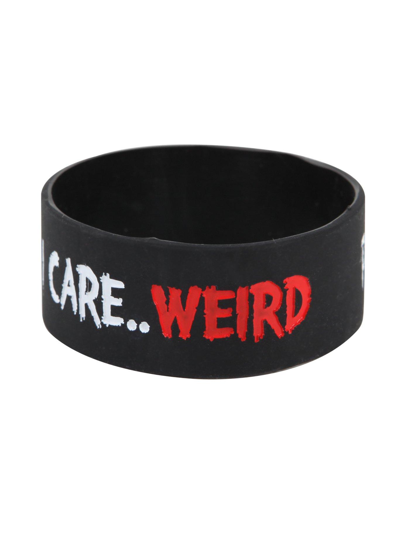 People Think I Care Rubber Bracelet, , alternate