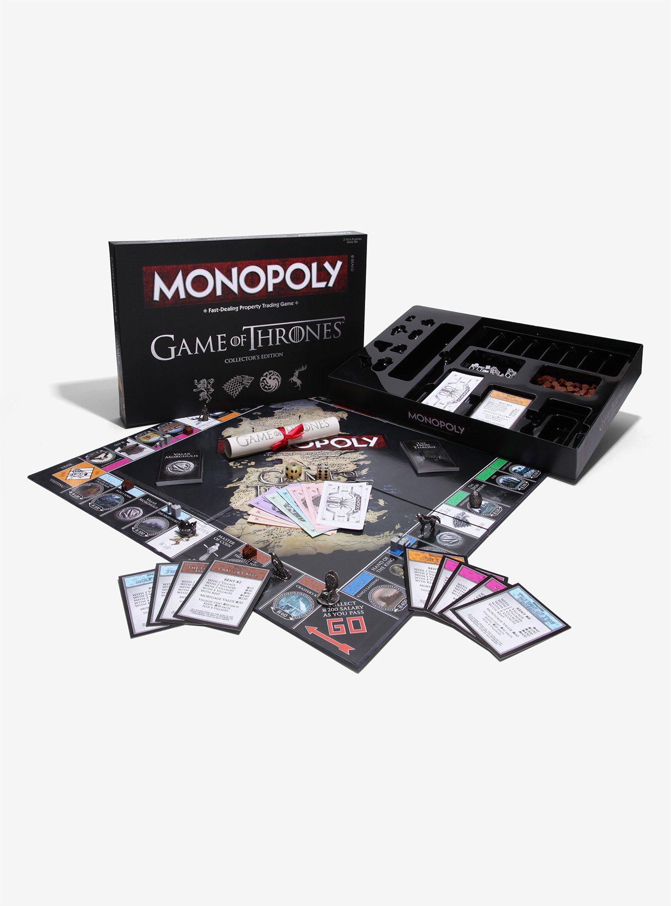 Game Of Thrones Collector's Edition Monopoly Board Game, , alternate