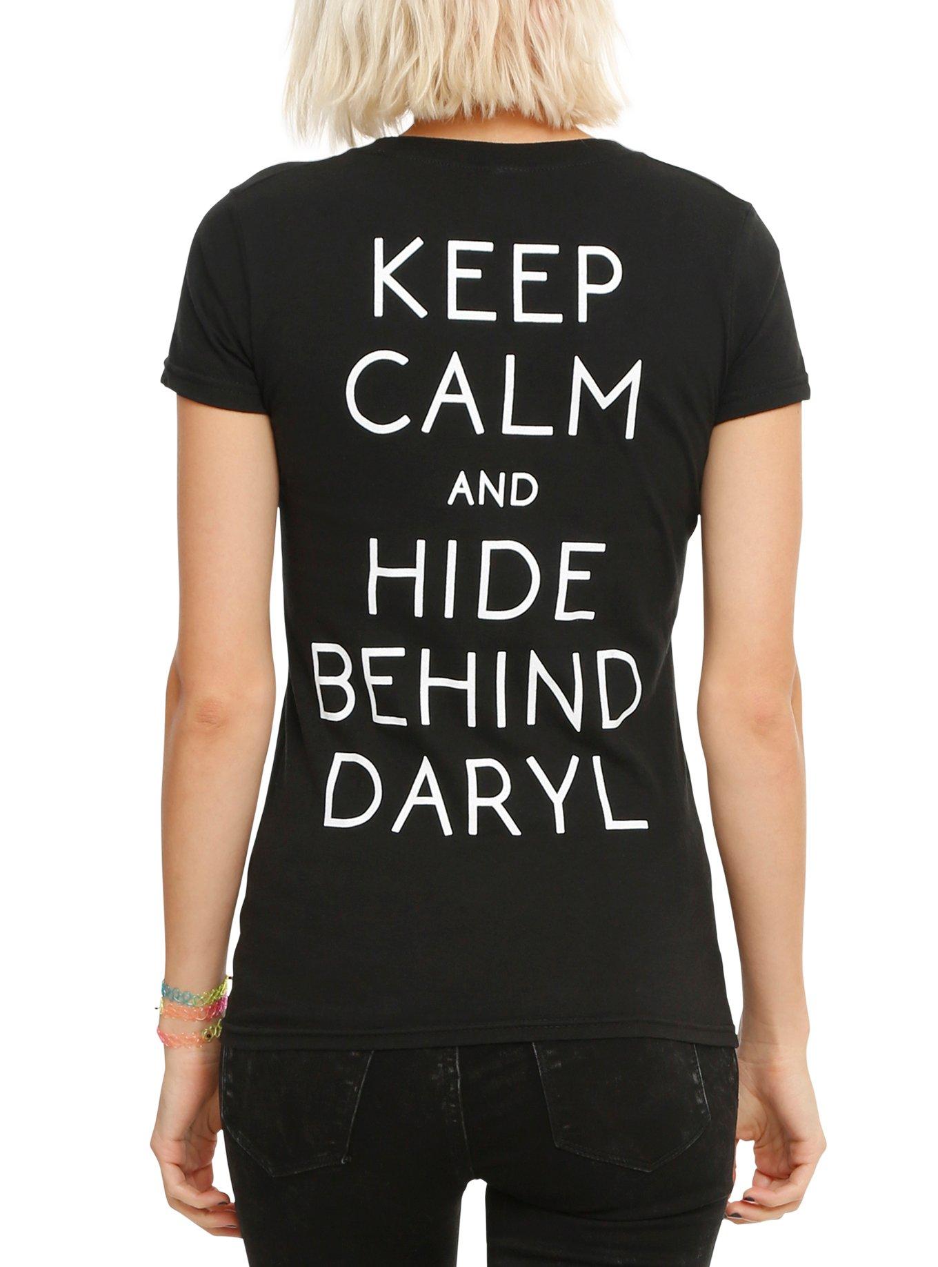 The Walking Dead Hide Behind Daryl Girls T-Shirt, , alternate