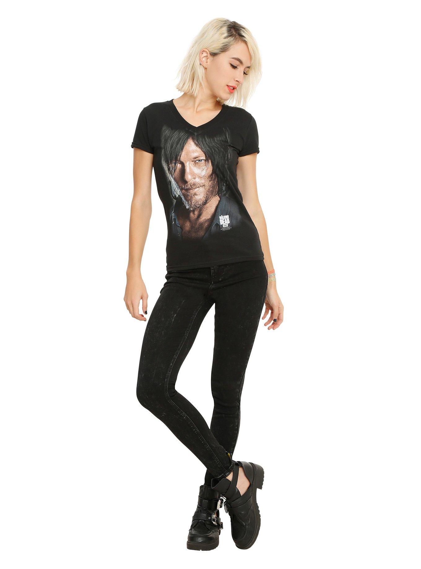 The Walking Dead Hide Behind Daryl Girls T-Shirt, , alternate