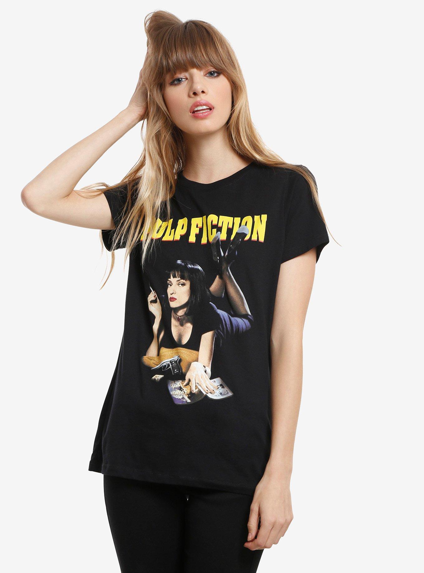 Pulp Fiction Mia Wallace Womens Tee, , alternate