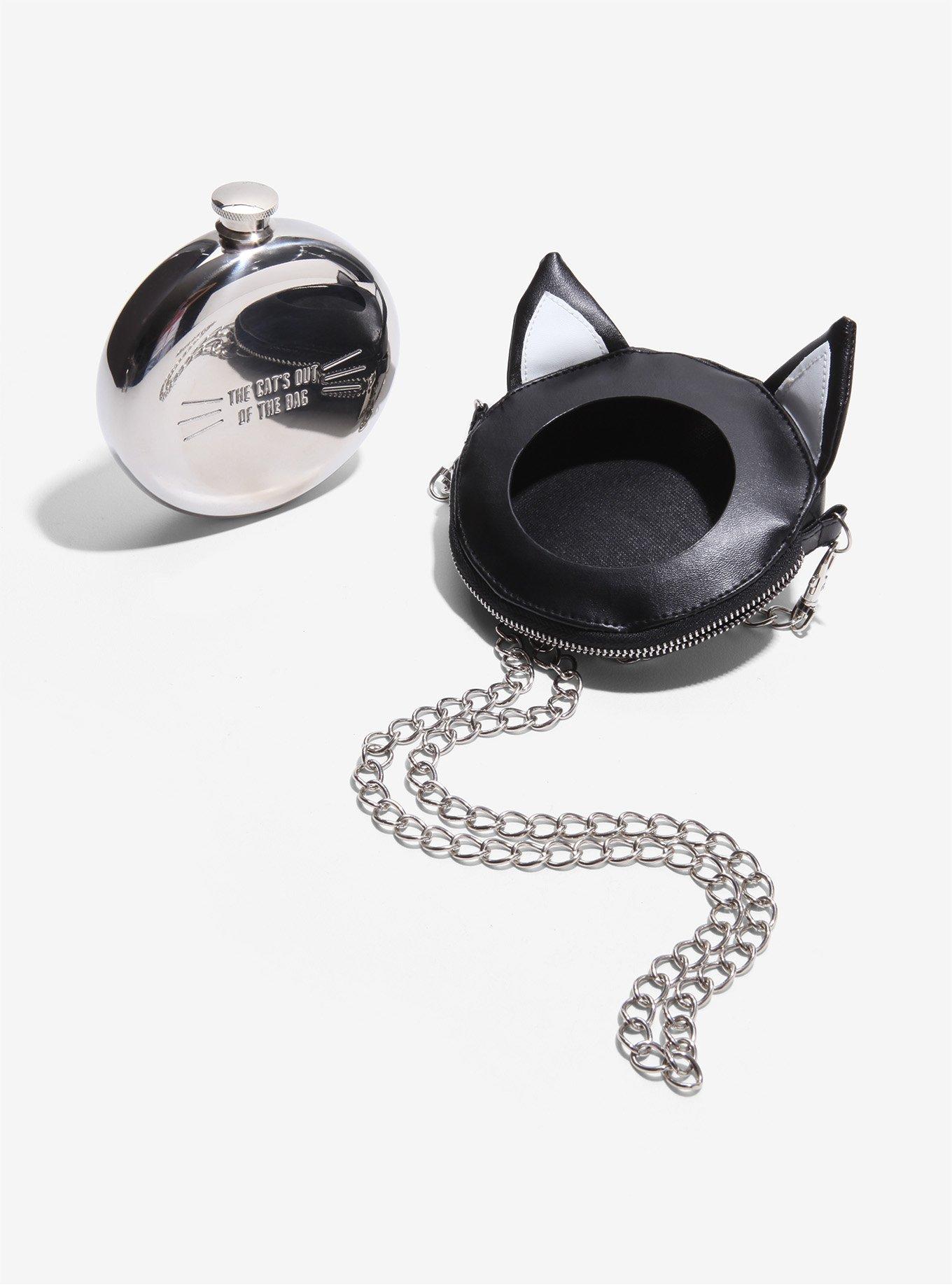 Cat flask purse hotsell