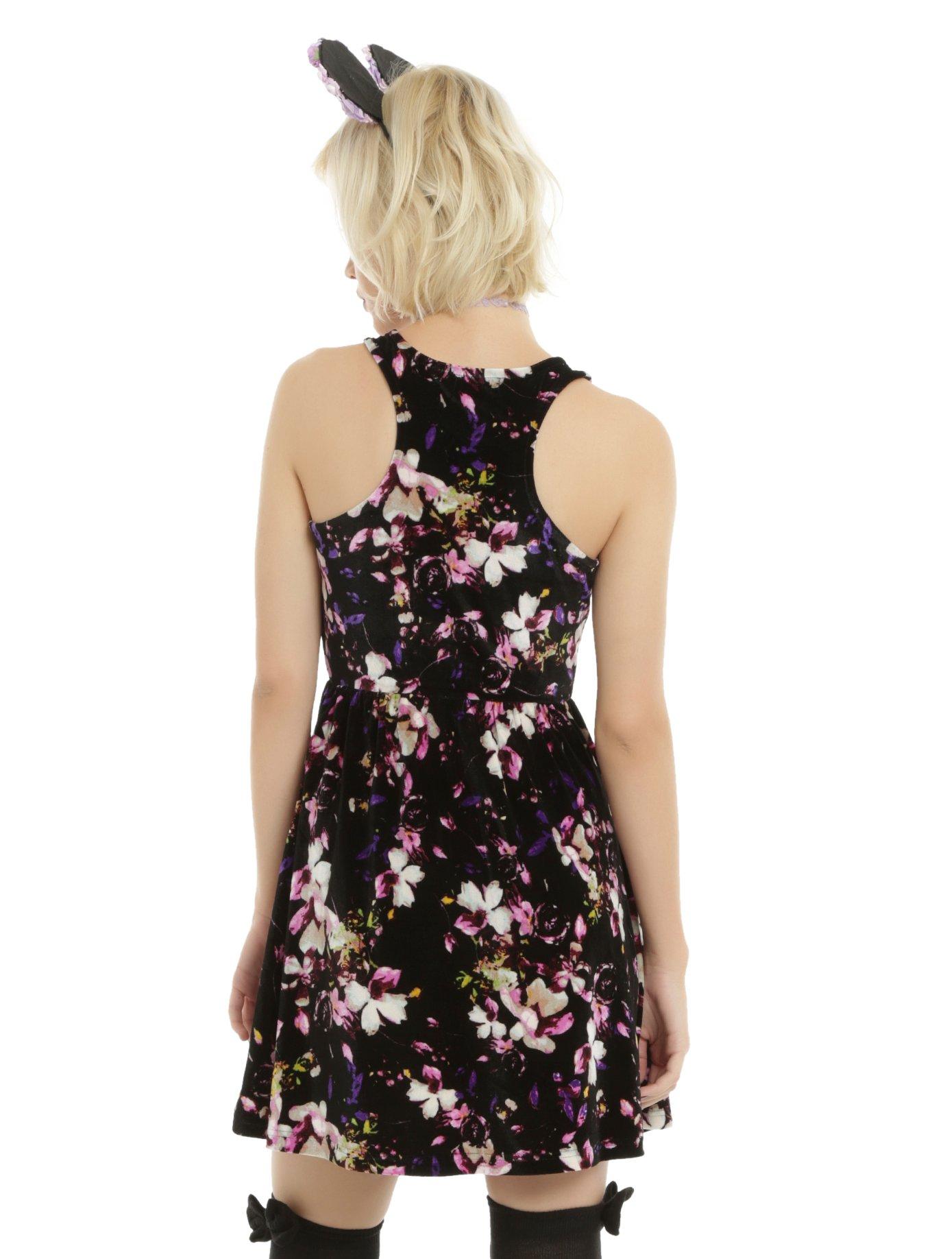 Velvet Rose Tank Swing Dress, , alternate