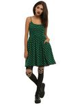 Green & Black Plaid Dress, , alternate