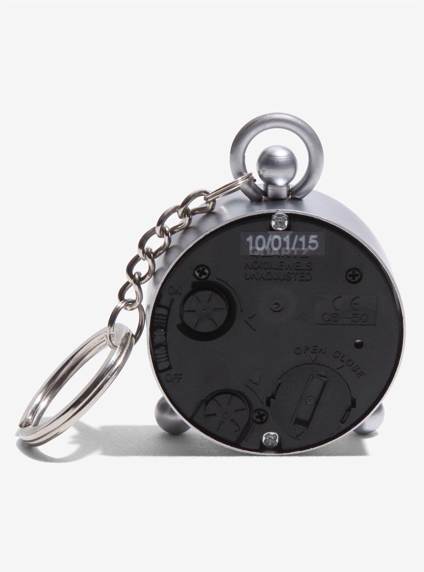 Mini Classic Alarm Clock Key Chain, , alternate