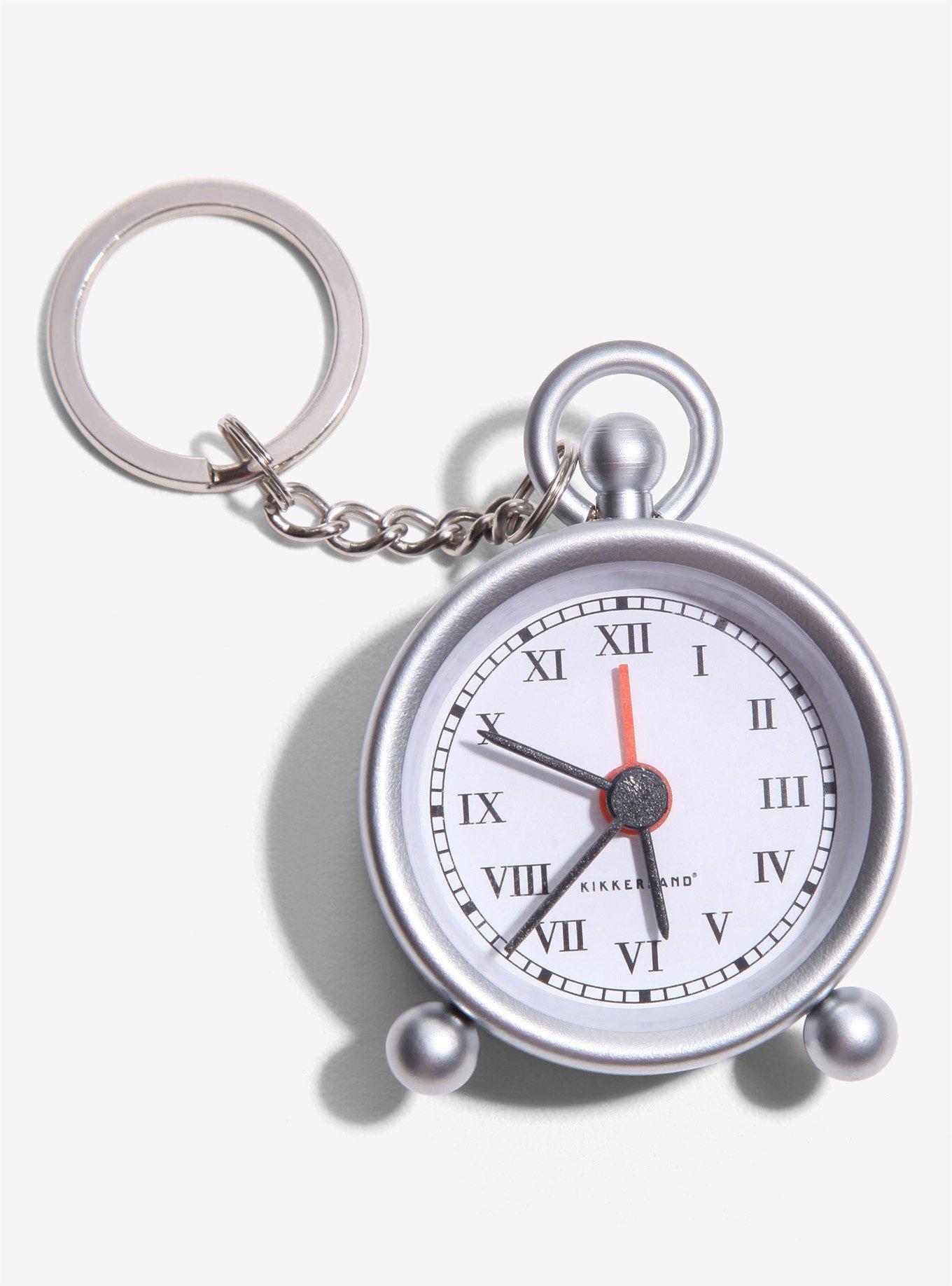 Mini Classic Alarm Clock Key Chain, , alternate
