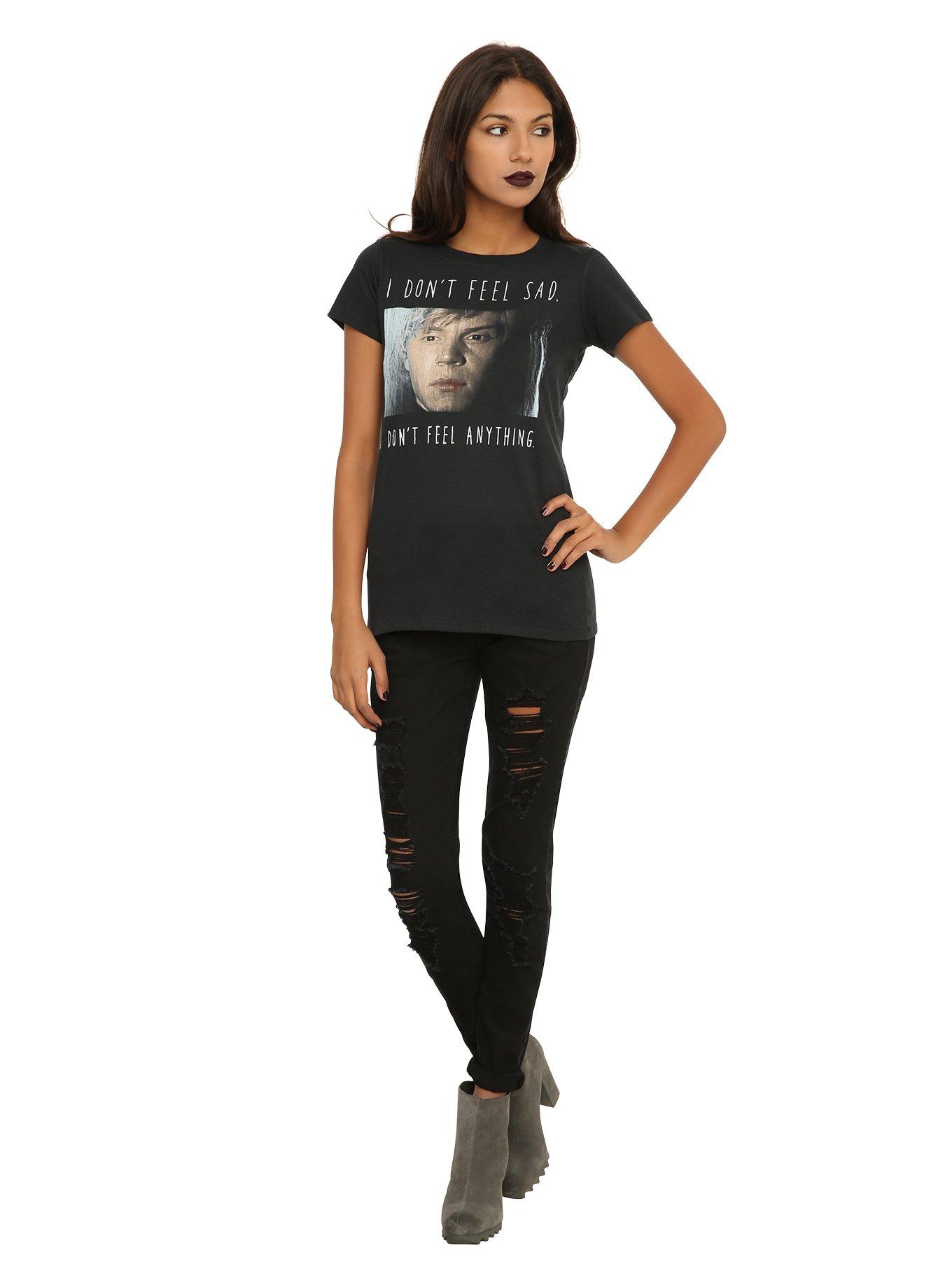 American Horror Story Tate I Don't Feel Sad Girls T-Shirt, , alternate