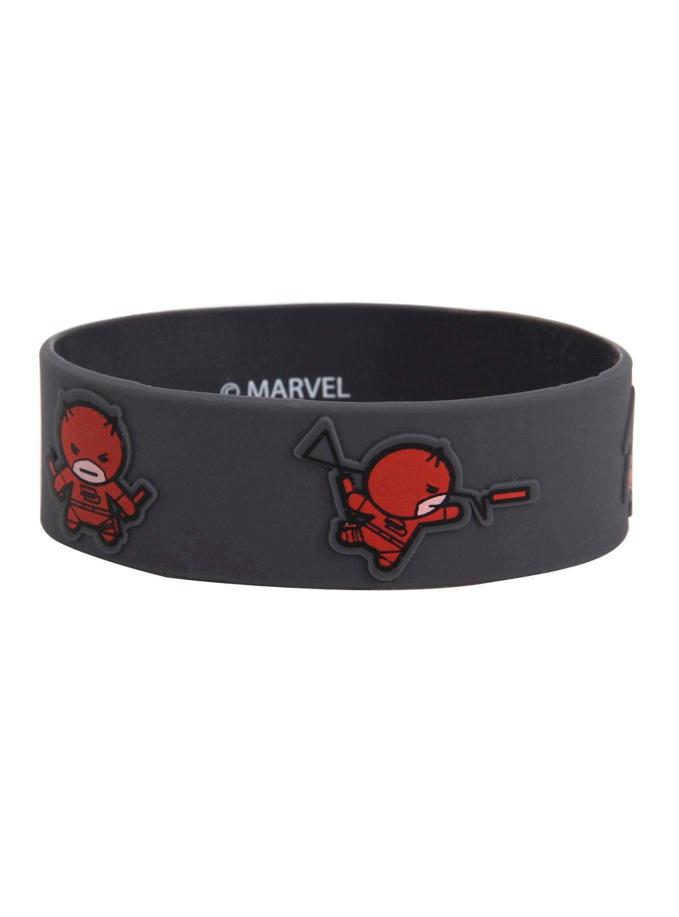 Marvel Daredevil Chibi Rubber Bracelet, , alternate