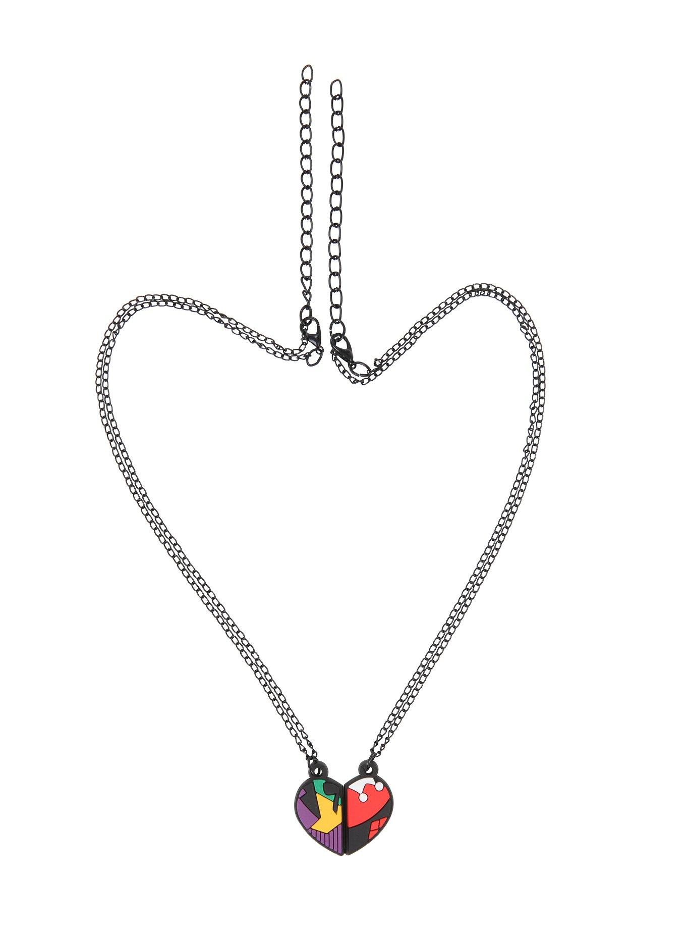 DC Comics The Joker & Harley Quinn BFF Necklace Set, , alternate