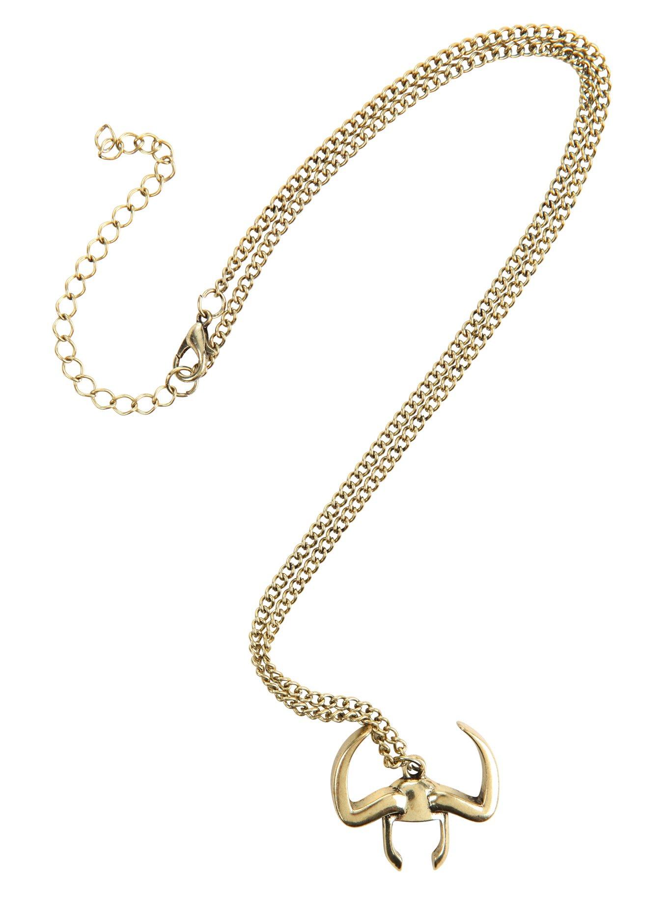 Marvel Loki Horns Necklace, , alternate