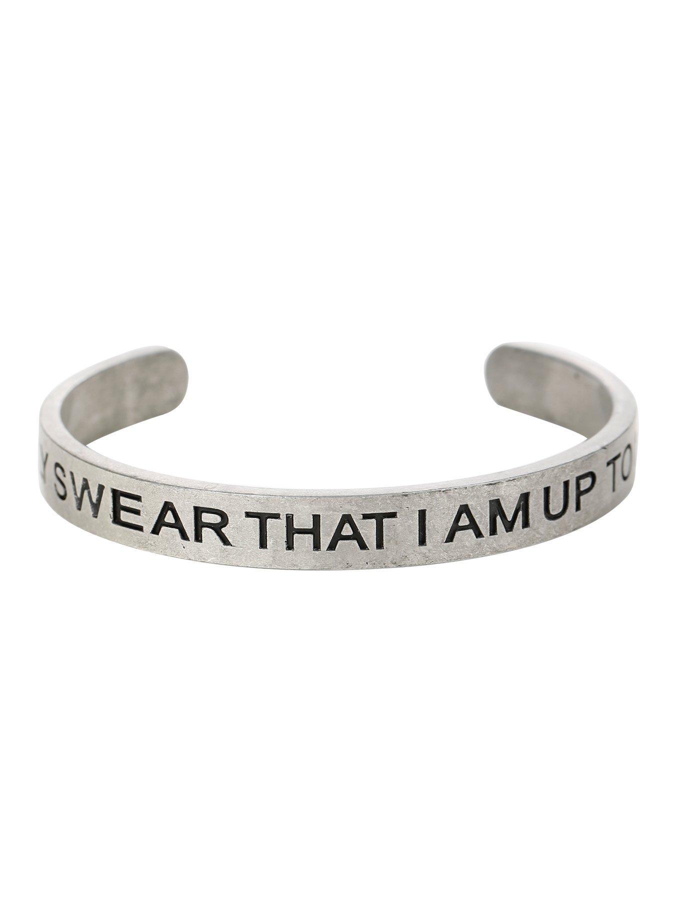 Harry Potter Solemnly Swear Cuff Bracelet, , alternate