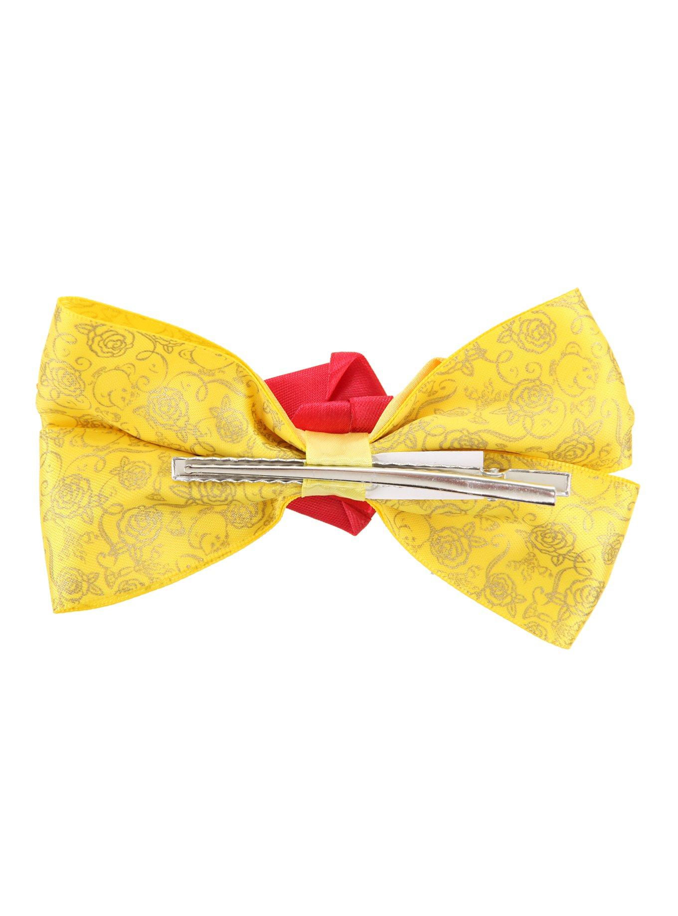 Disney Beauty And The Beast Belle Dress Cosplay Hair Bow, , alternate