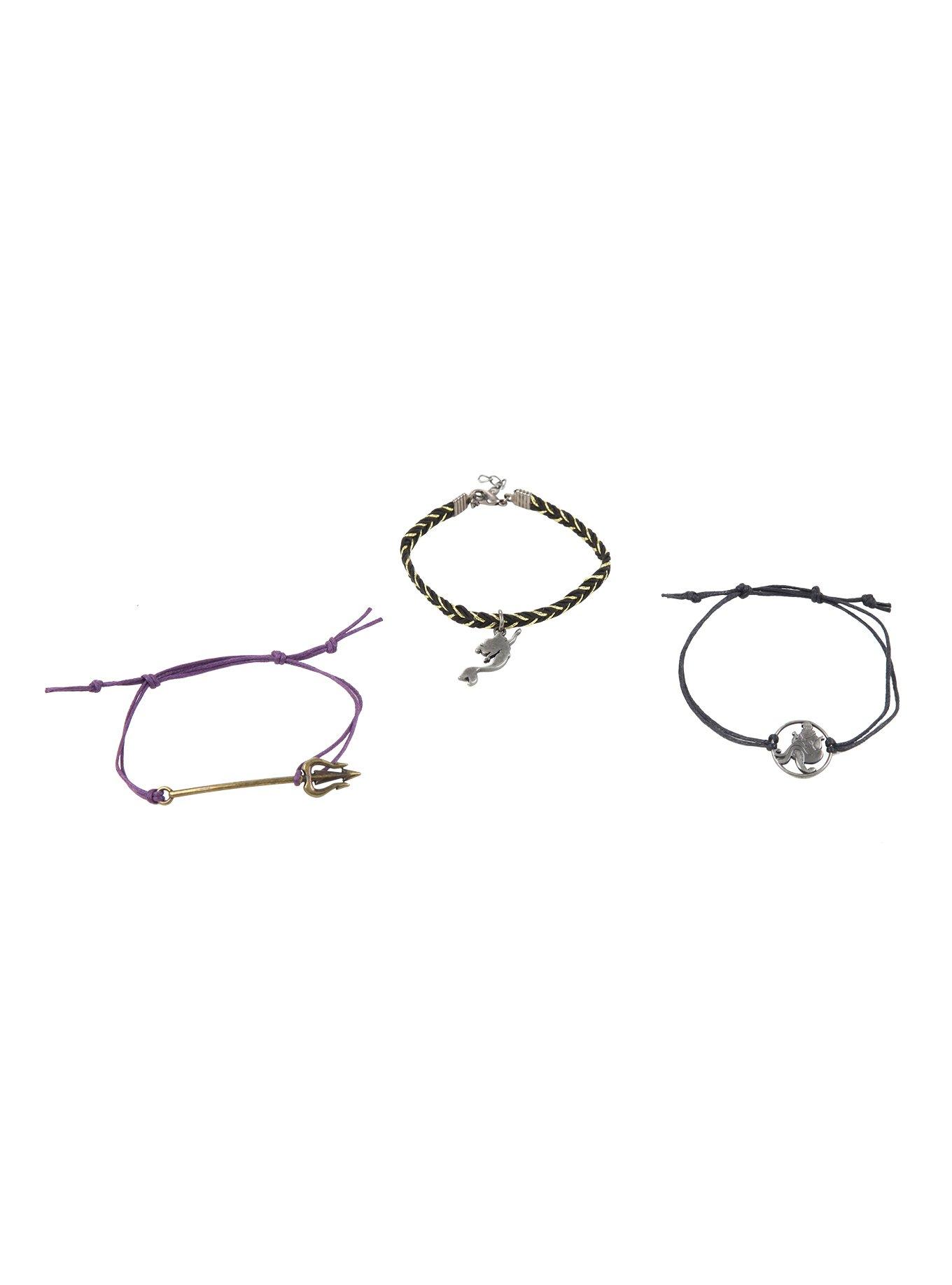 Disney The Little Mermaid Icons Bracelet Set, , alternate