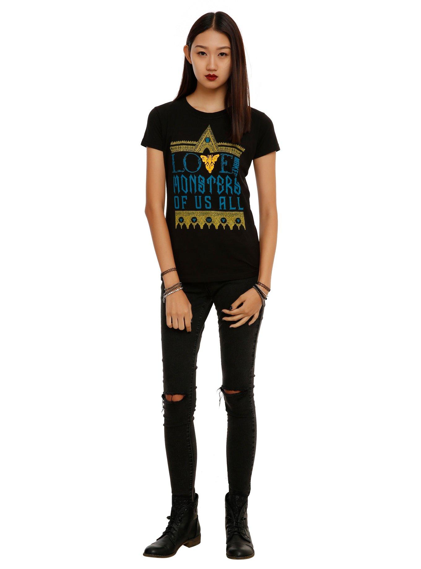 Crimson Peak Love Makes Monsters Of Us All Girls T-Shirt, , alternate