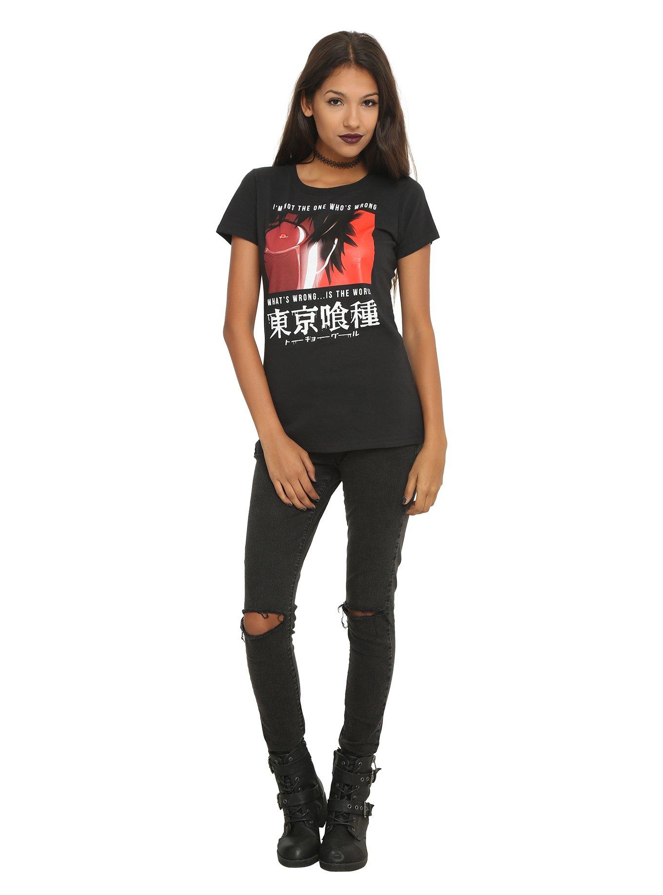 Tokyo Ghoul The World Is Wrong Girls T-Shirt, , alternate