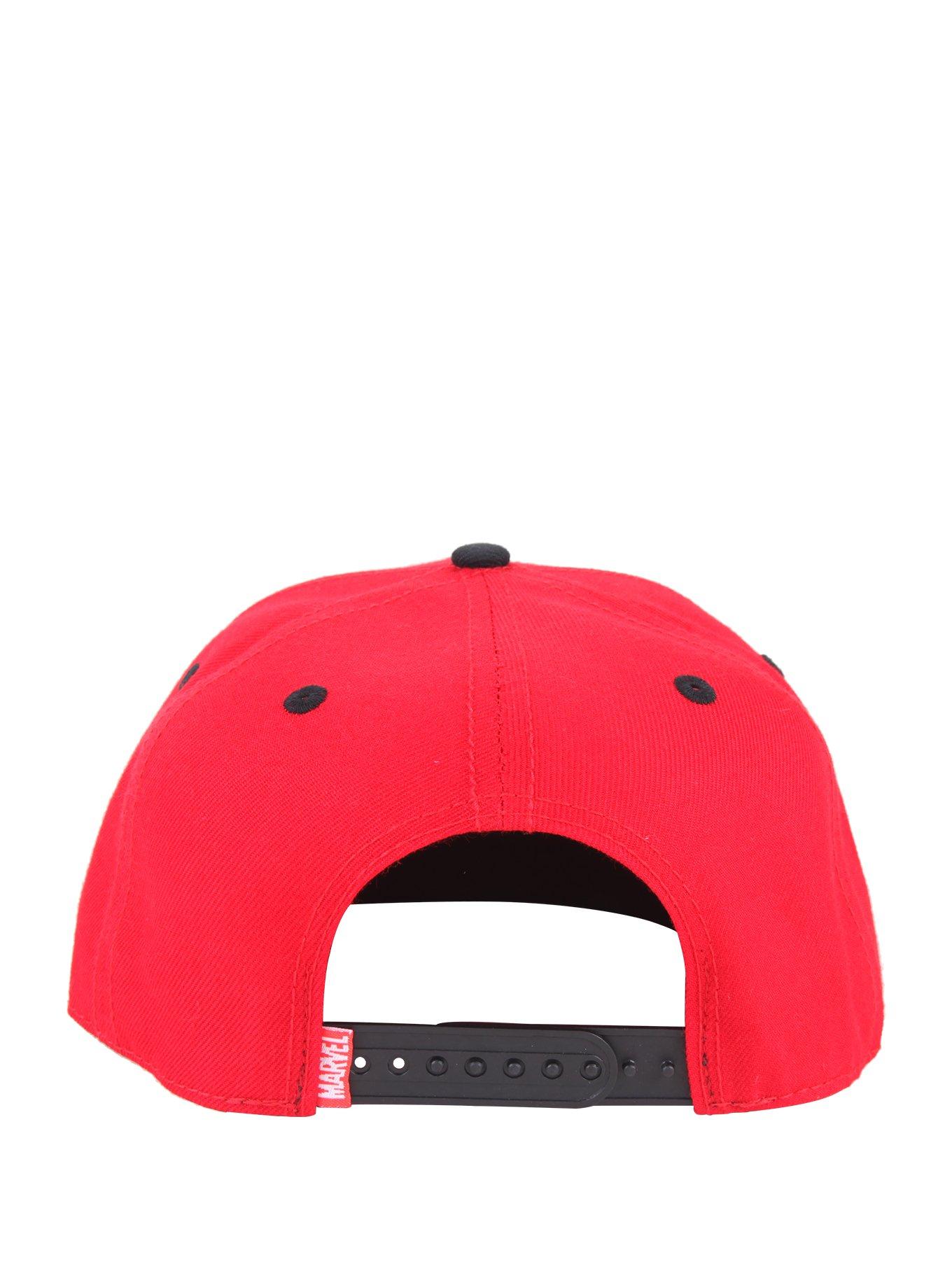 Marvel Deadpool Logo Snapback Hat, , alternate